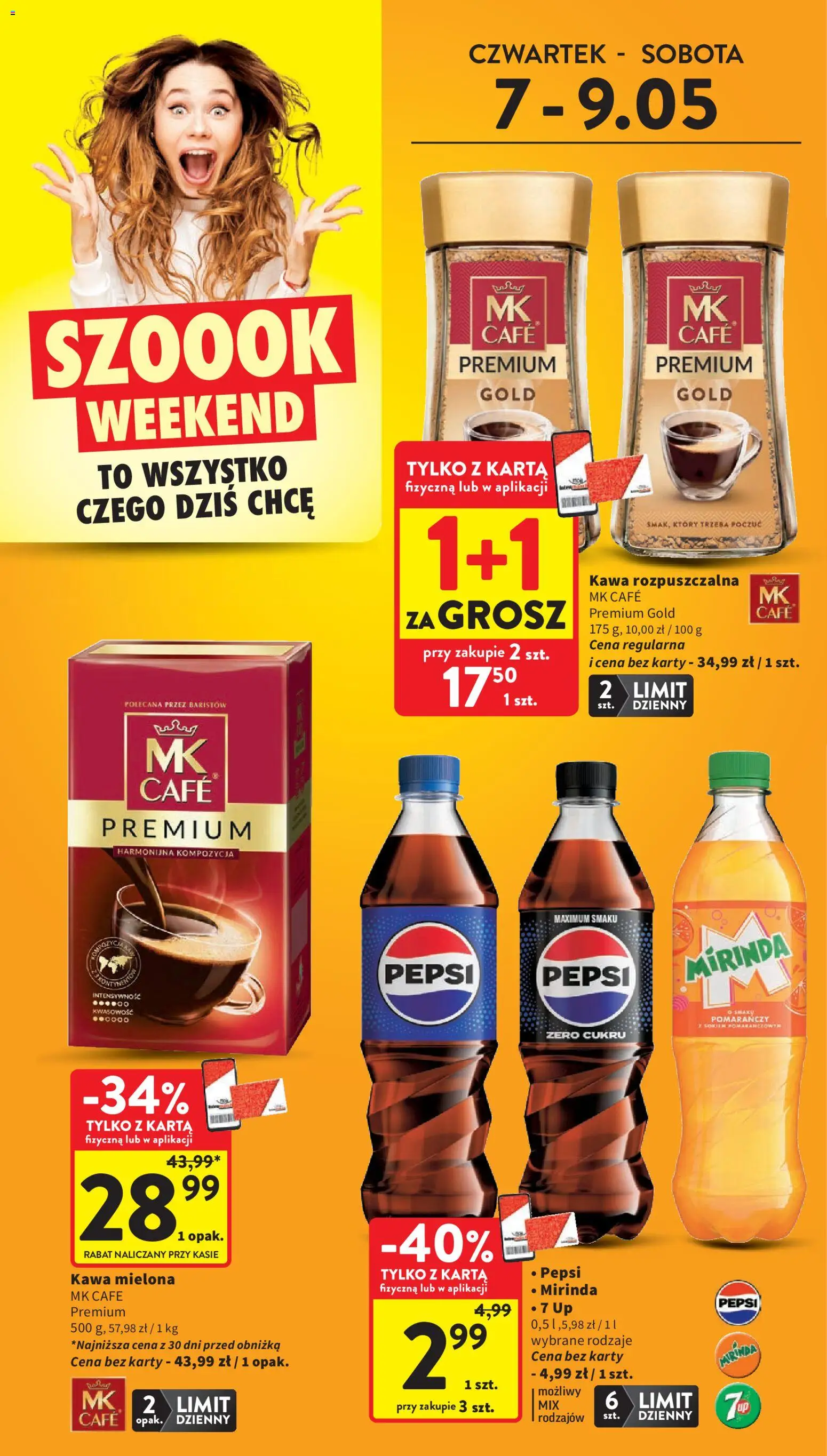 Intermarche gazetka od 07.05.2026 | Strona: 4 | Produkty: Karta, Kawa rozpuszczalna, Pepsi, Kawa