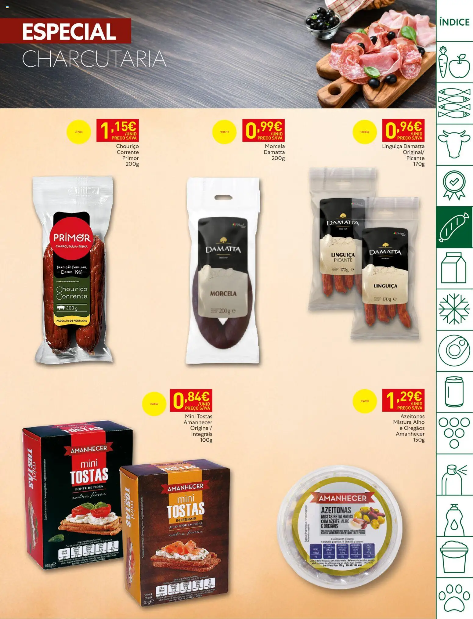 Recheio folheto Madeira │ válido de 09.06.2026 | Página: 11 | Produtos: Tostas, Primer, Linguiça, Chouriço