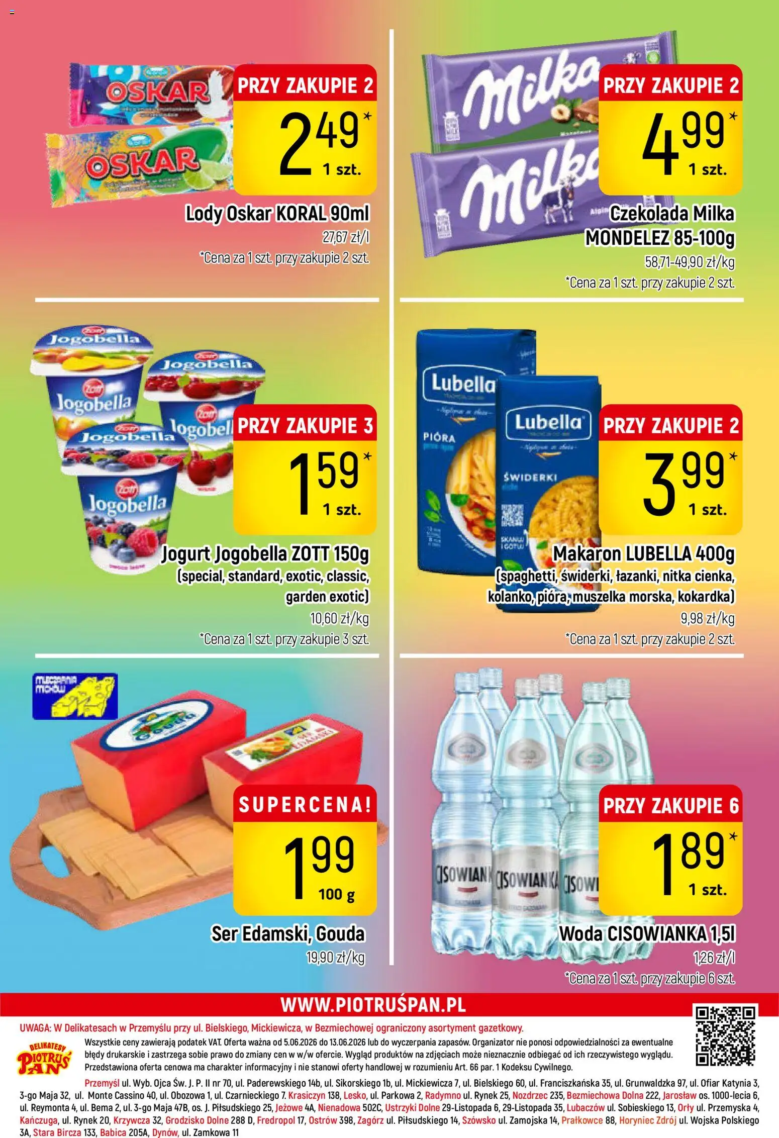 Piotruś Pan gazetka od 05.06.2026 | Strona: 28 | Produkty: Czekolada milka, Ser, Czekolada, Woda