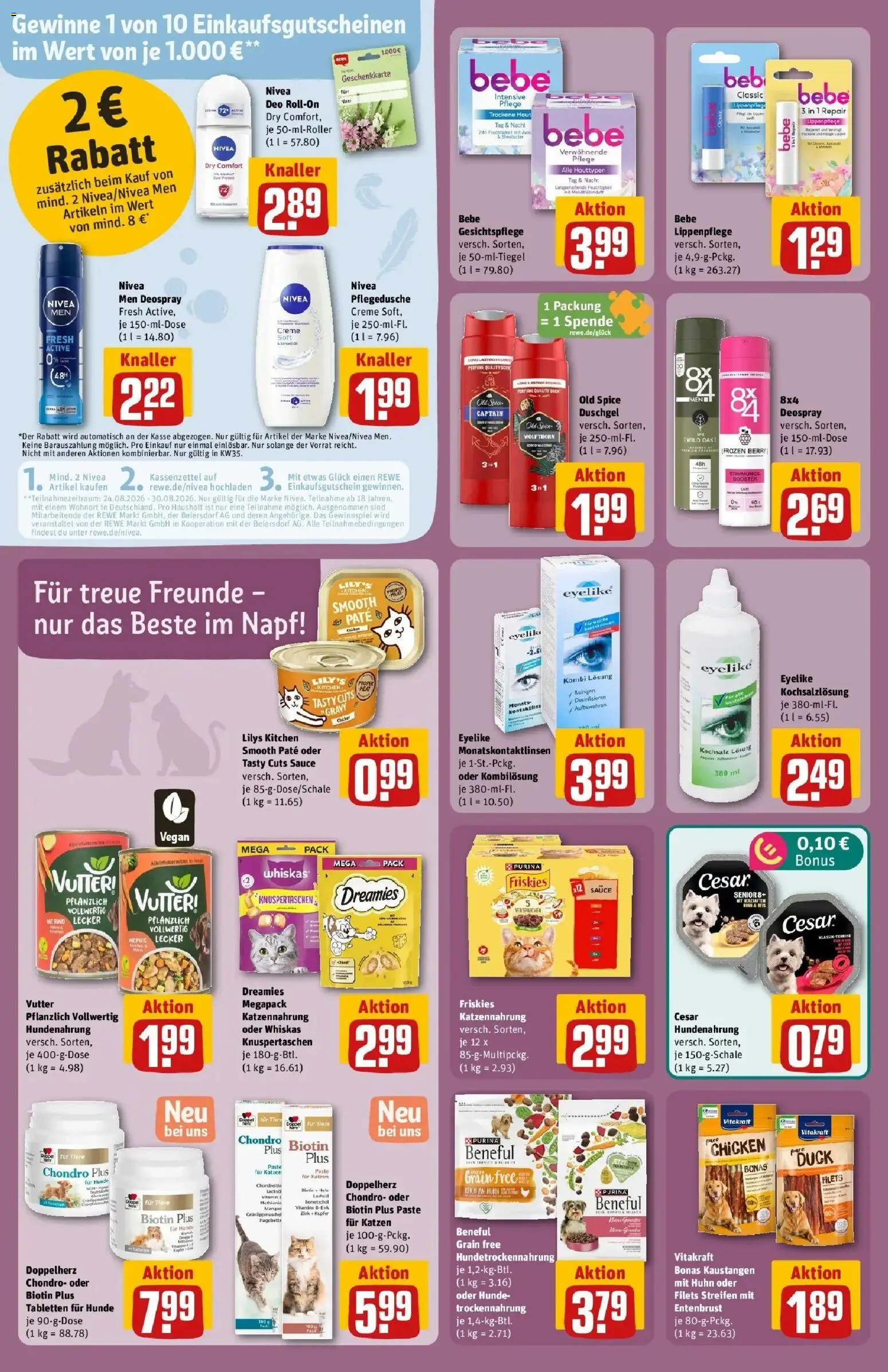 REWE Prospekt ab 24.08.2026 zum Blättern » Angebote | Seite: 28