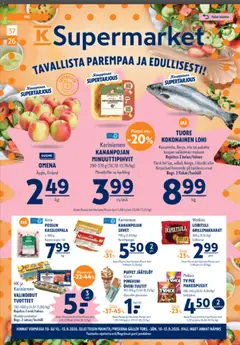 K-Supermarket-mainoslehti voimassa 10/09/2026 alkaen
