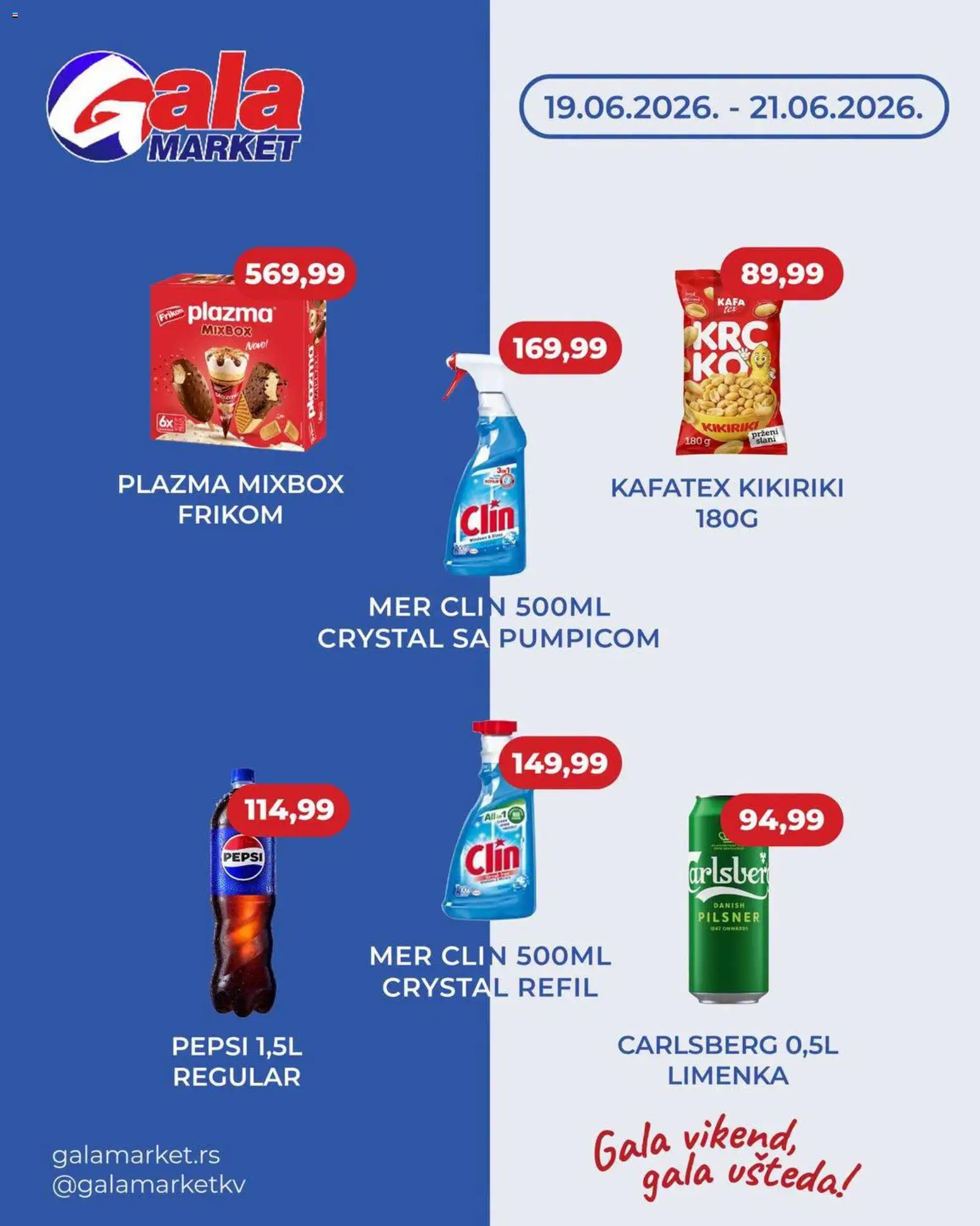 Gala MARKET katalog - važi od 19.06.2026 | Strana: 1