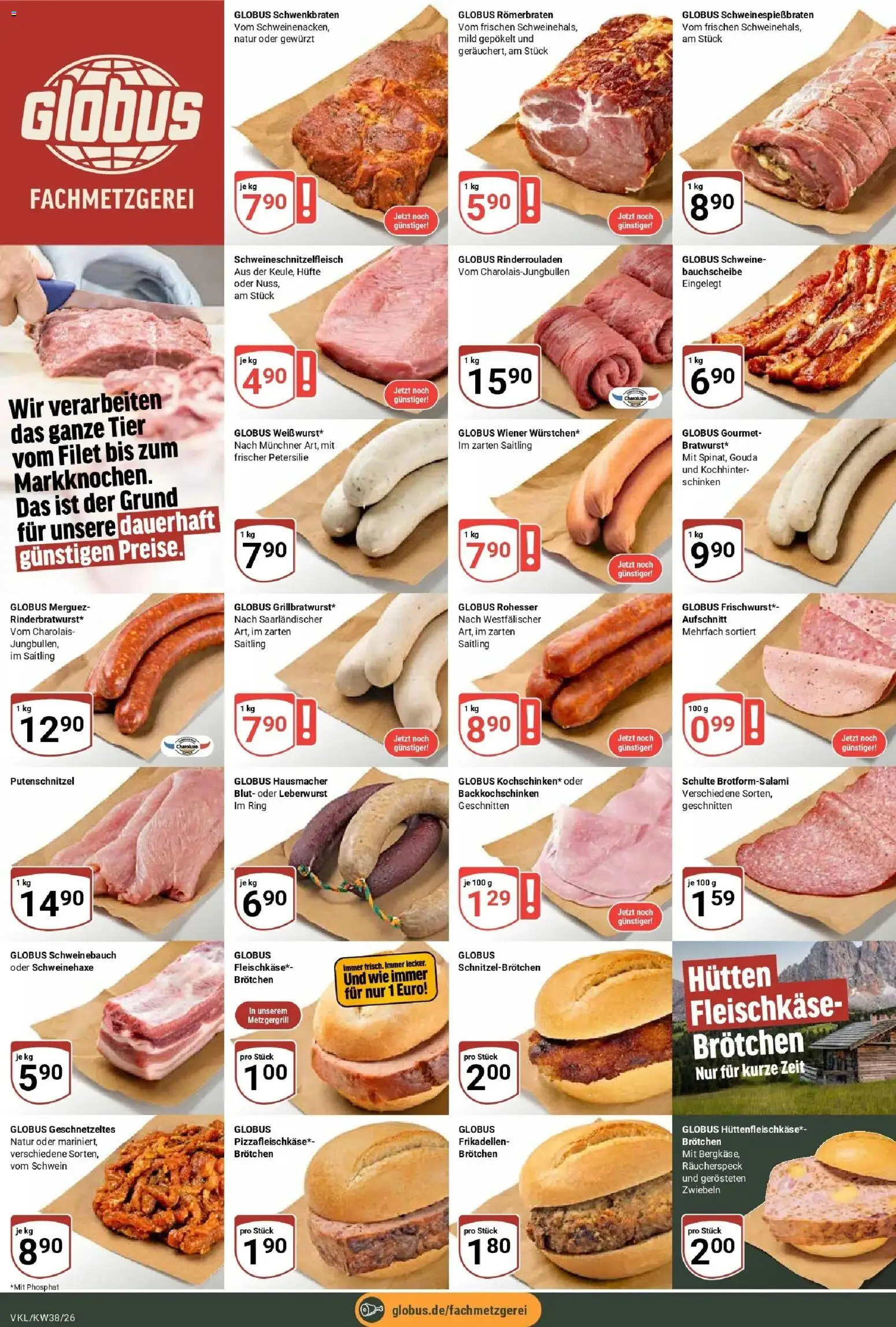 Globus Prospekt Völklingen (ab 14.09.2026) » Angebote online | Seite: 12 | Produkte: Schweinebauch, Gouda, Putenschnitzel, Petersilie
