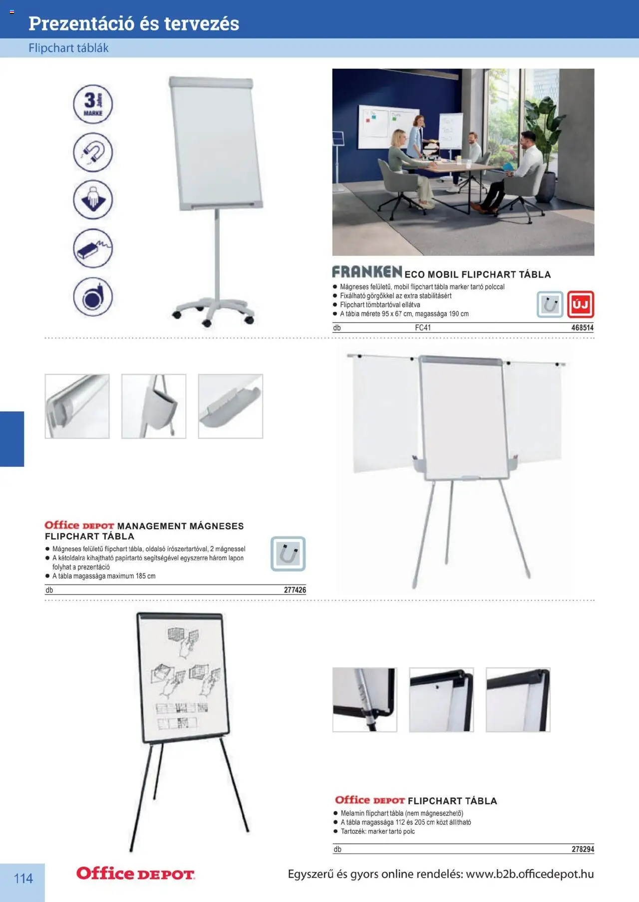 Office Depot akciós ujság - amely érvényes a következő dátumtól: 2025.04.10. | Oldal: 114 | Termékek: Tartó, Polc