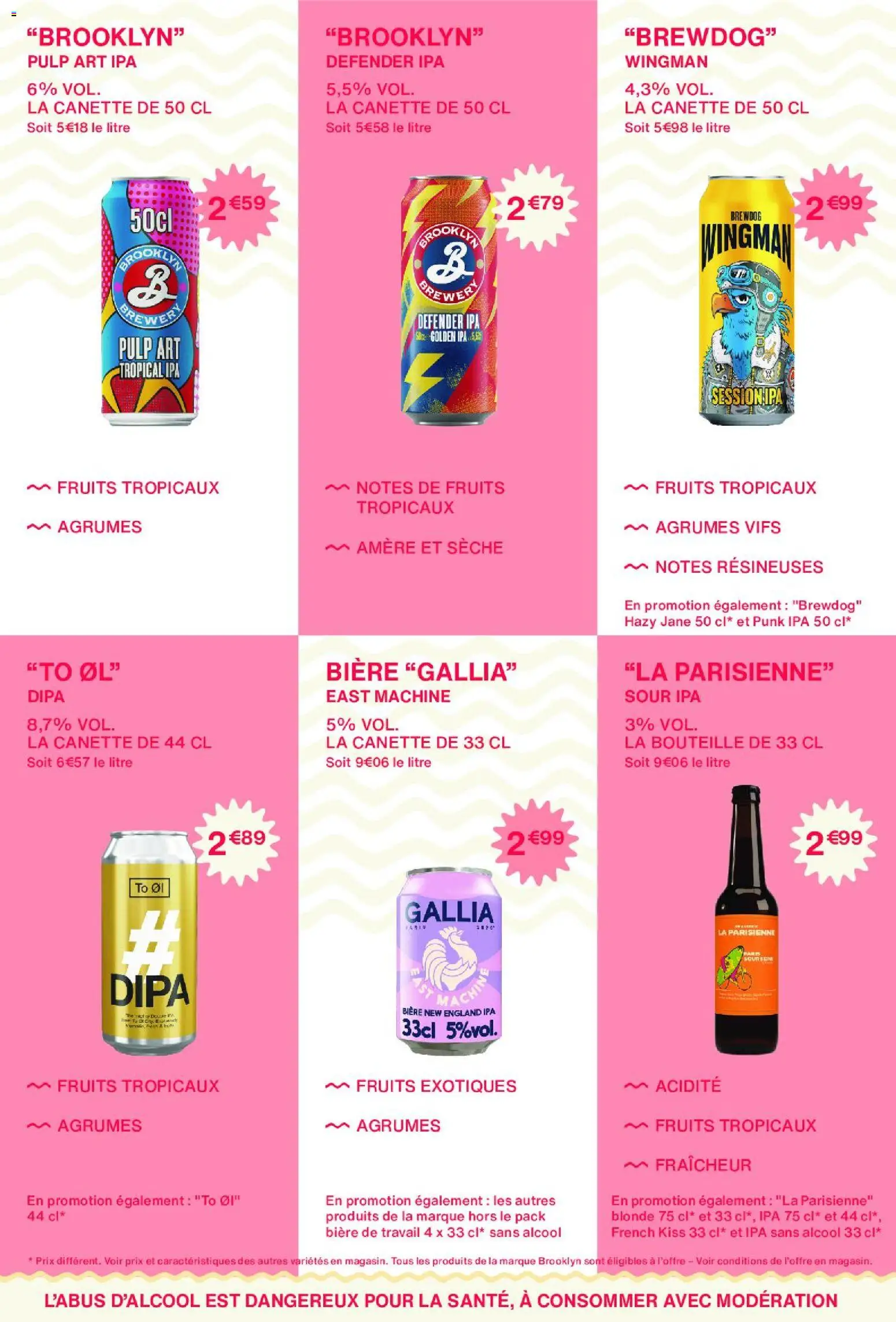 {H1} | Page: 13 | Produits: Alcool, Bière