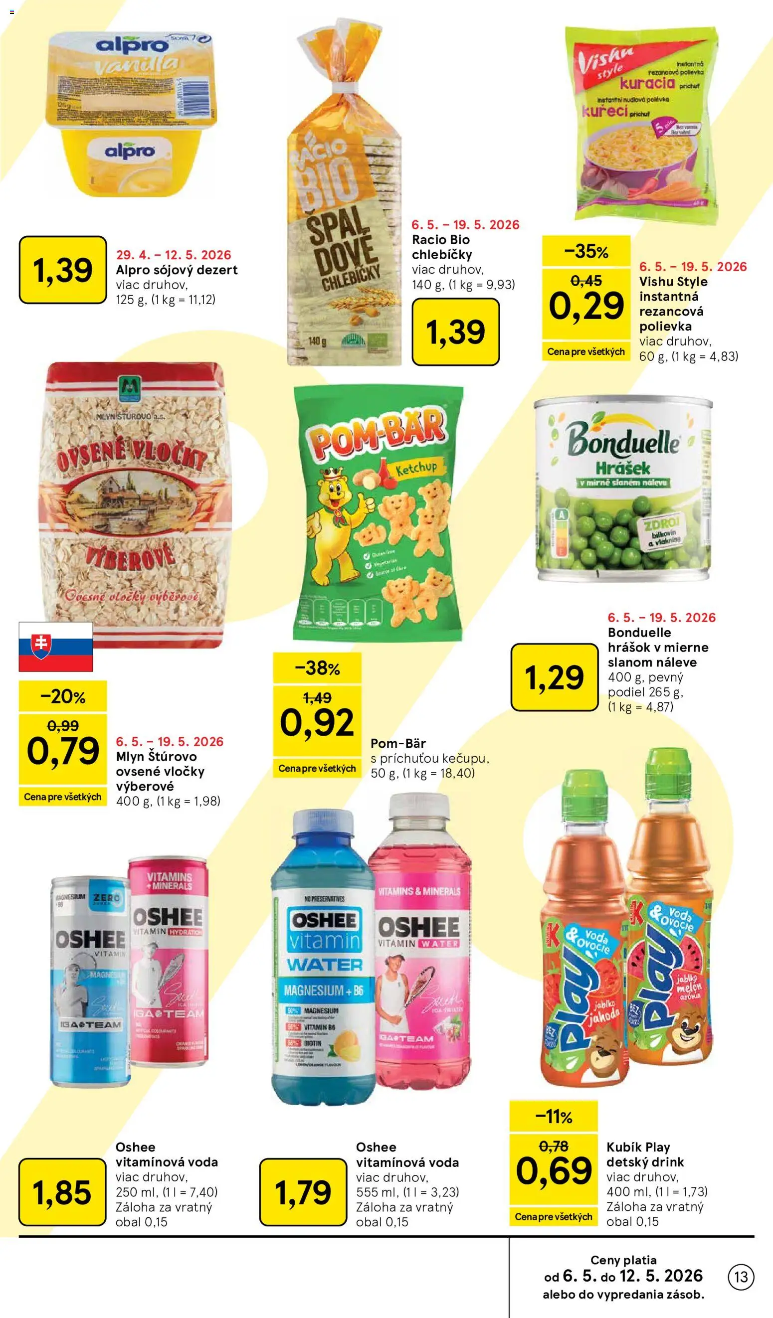 Nové Tesco akcie – leták je platný od 06.05.2026 | Strana: 13