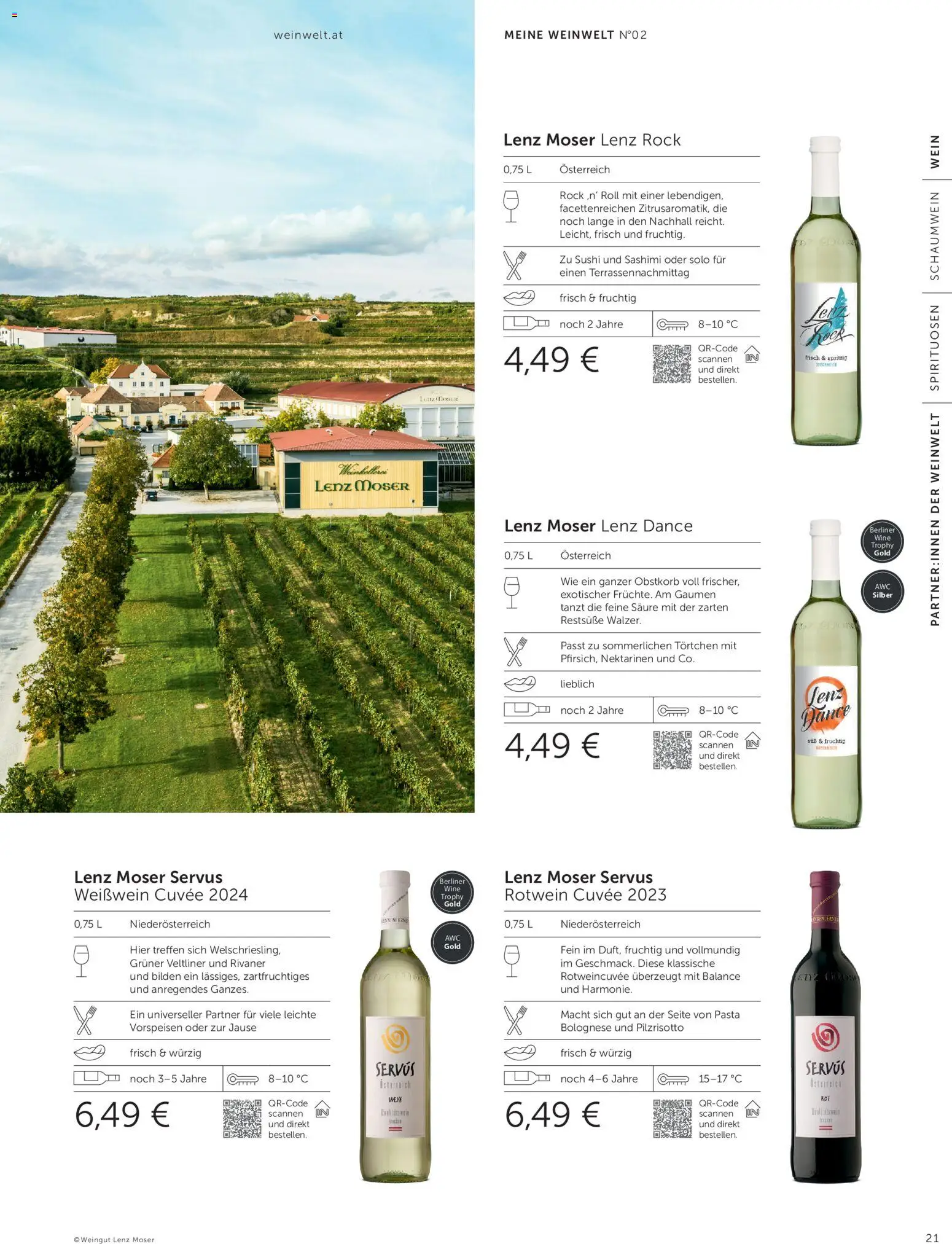 Interspar Meine Weinwelt Sommer 2026 gültig ab 11.06.2026 | Seite: 21 | Produkte: Pasta, Rock, Häränliha, Wein