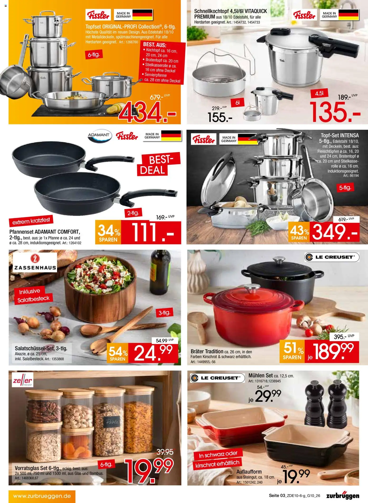 Zurbrüggen Best Deals – gültig ab 04.10.2026 | Seite: 3