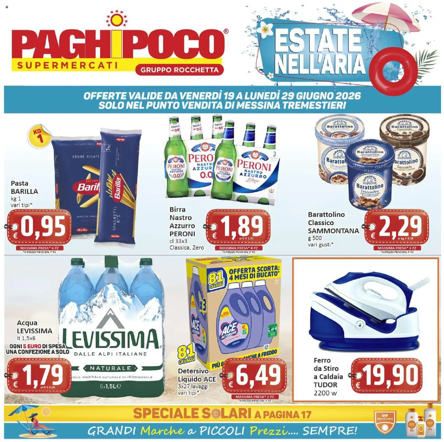 Volantino Paghi Poco del 19.06.2026 | Pagina: 1