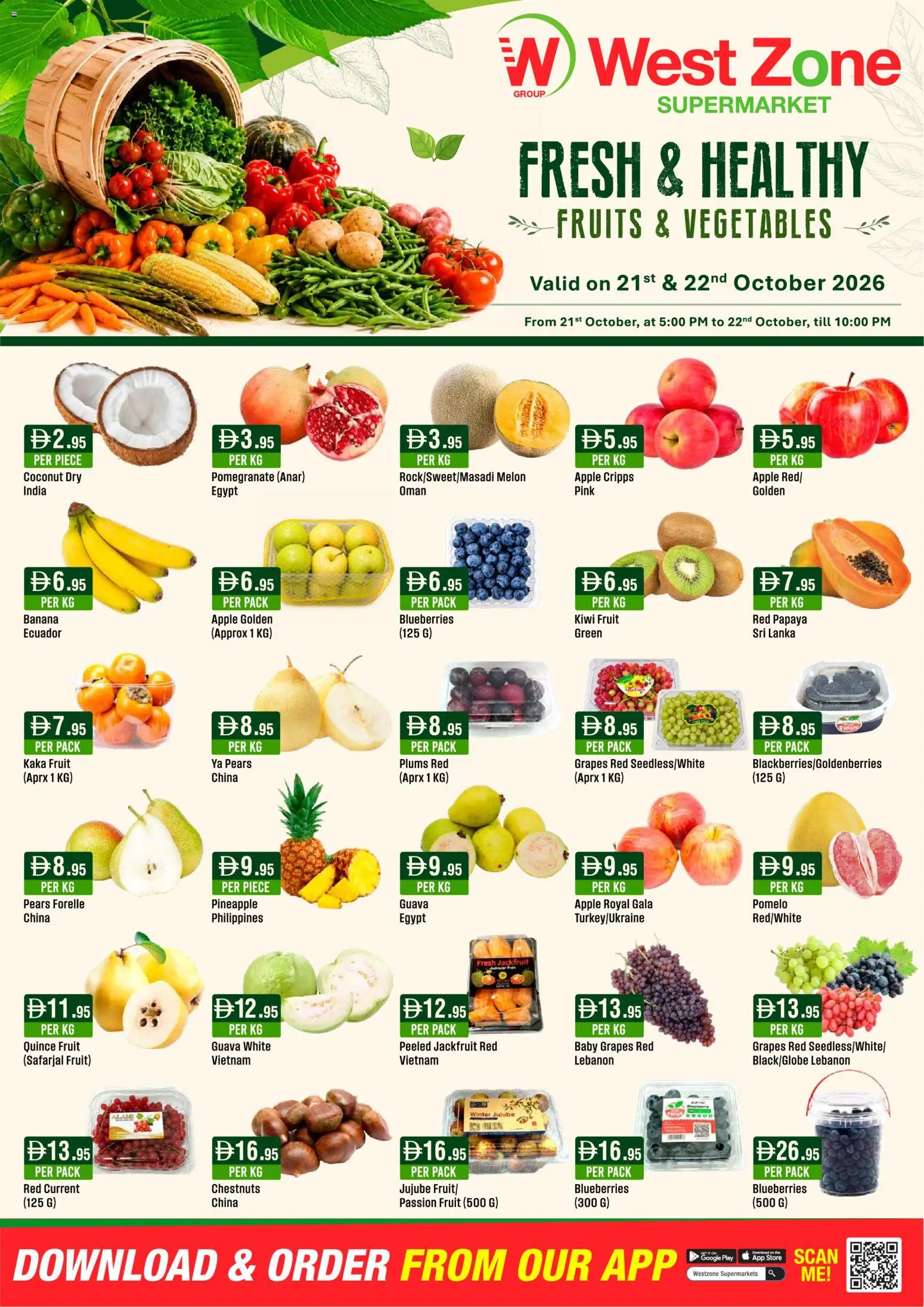 {H1} | Page: 2 | Products: Blueberries, Apple, Vegetables, Pears