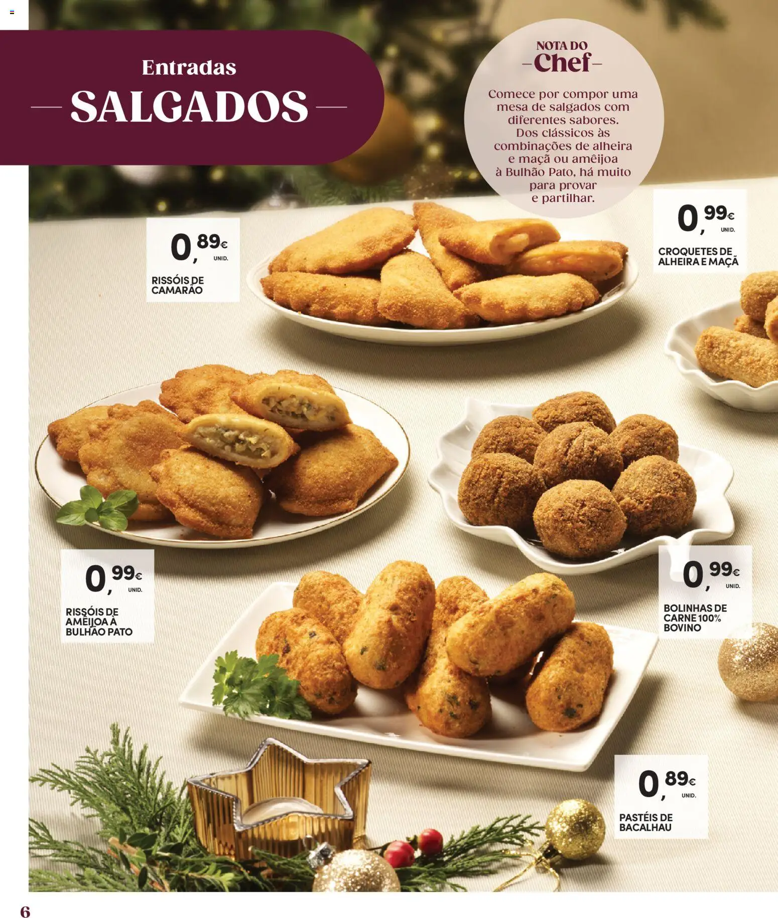 Continente O Natal servido ao nosso jeito │ válido de 27/10/2026 | Página: 6 | Produtos: Pato, Maça, Carne, Alheira