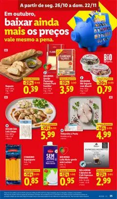 Pré-visualização MILBONA Queijo Flamengo Fatiado Pack Familiar, Emb. 500 g, 1 kg = 7.18, nº1715/ 5904587 válido de 26/10/2026 | Página: 25