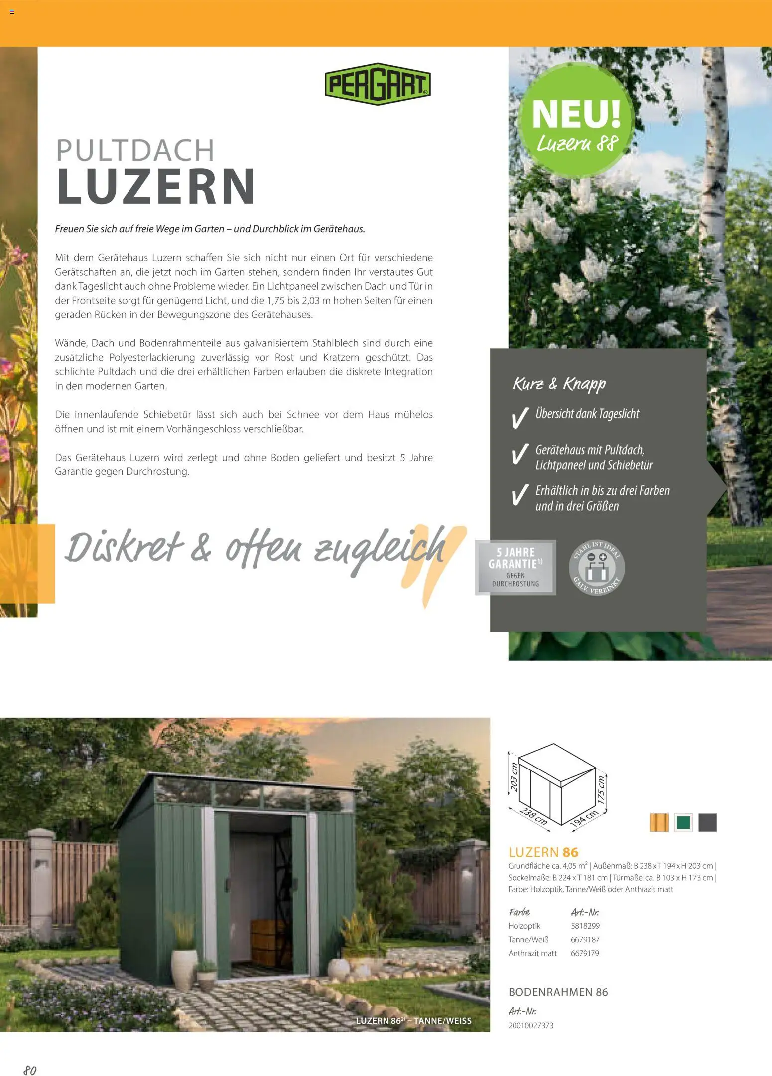 Dehner EPH – Gärtnern & Leben – gültig ab 01.01.2026 | Seite: 80 | Produkte: Tür