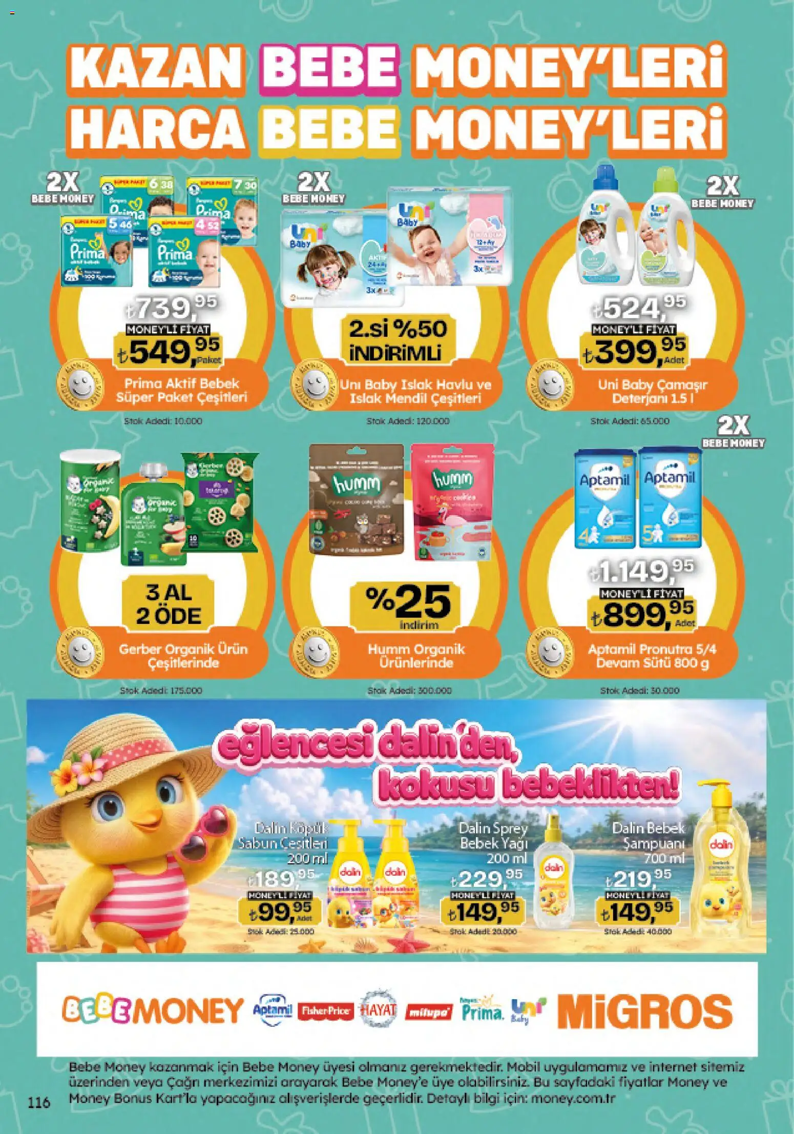 Migros Katalog - 5M Migroskop Dijital - 04.06.2026 tarihinden itibaren geçerlidir | Sayfa: 116 | Ürünler: Mendil, Sabun