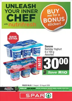 Superspar specials catalogue – valid from 11/08/2026