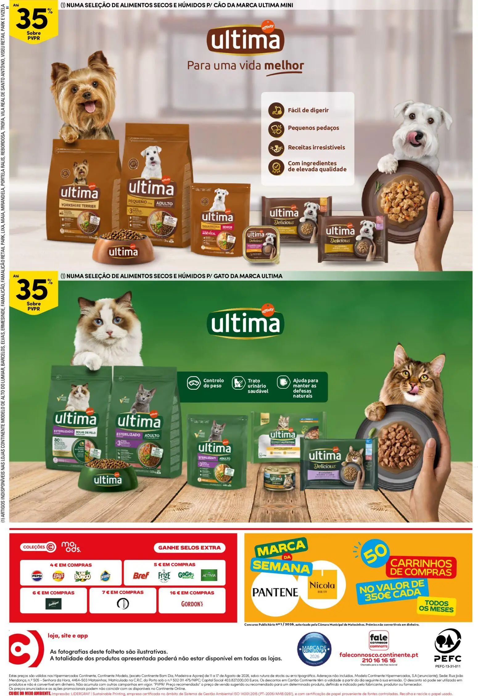 Continente folheto │ válido de 11/08/2026 | Página: 60 | Produtos: Pepsi, Ingredientes