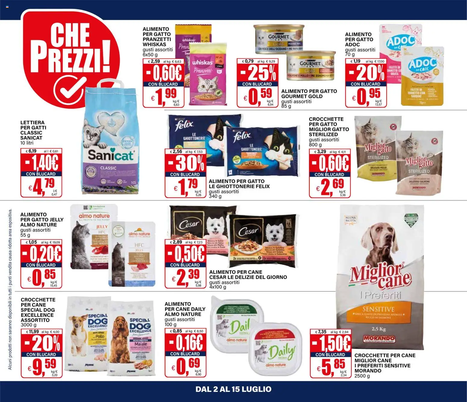 Volantino Il Gigante del 02/07/2026 | Pagina: 14 | Prodotti: Pollo, Maiale, Pesce, Crocchette