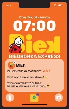 Pogląd oferty "Biedronka gazetka - Biek" - ważna od 04.06.2026