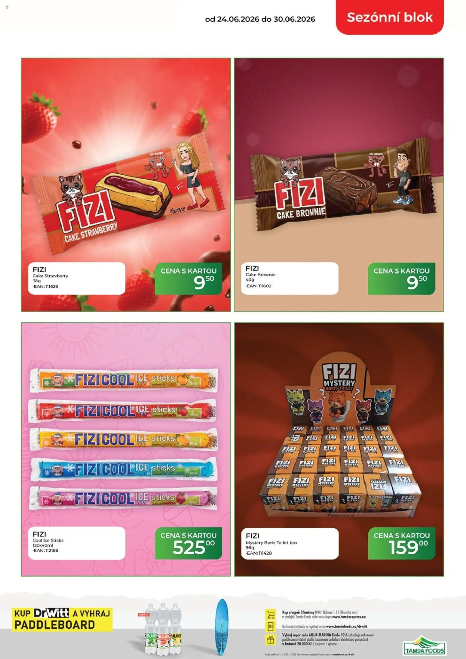 Tamda Foods leták od 24.06.2026 | Strana: 3 | Produkty: Box, Síť, Brownie, Blok