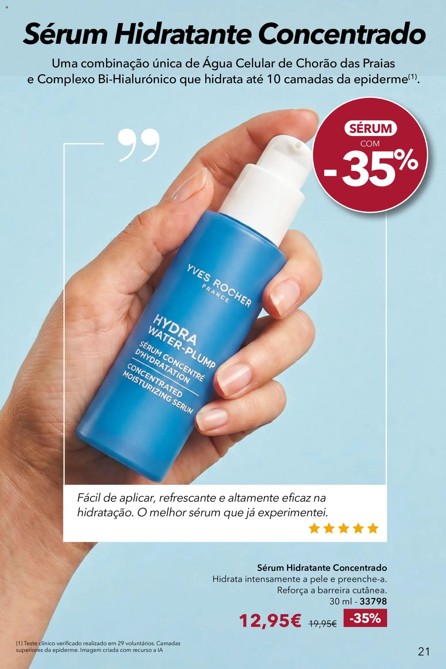 Yves Rocher Catálogo 12 │ válido de 24/09/2026 | Página: 21 | Produtos: Agua, Sérum