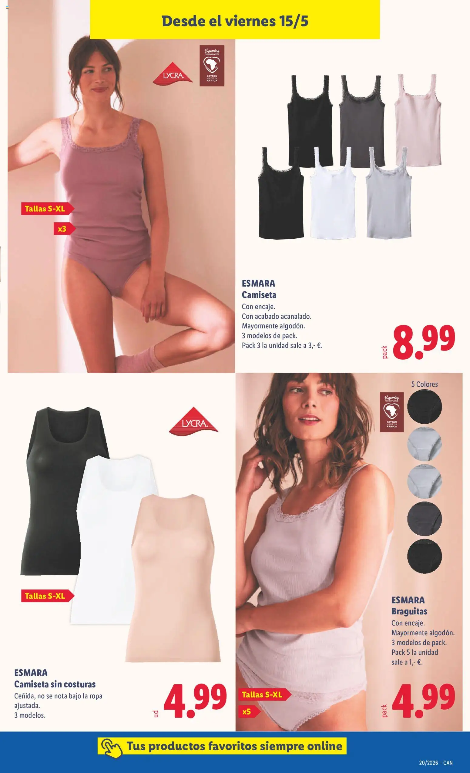 Lidl folleto de bazar │ válido desde el 11.05.2026 | Página: 31 | Productos: Ropa