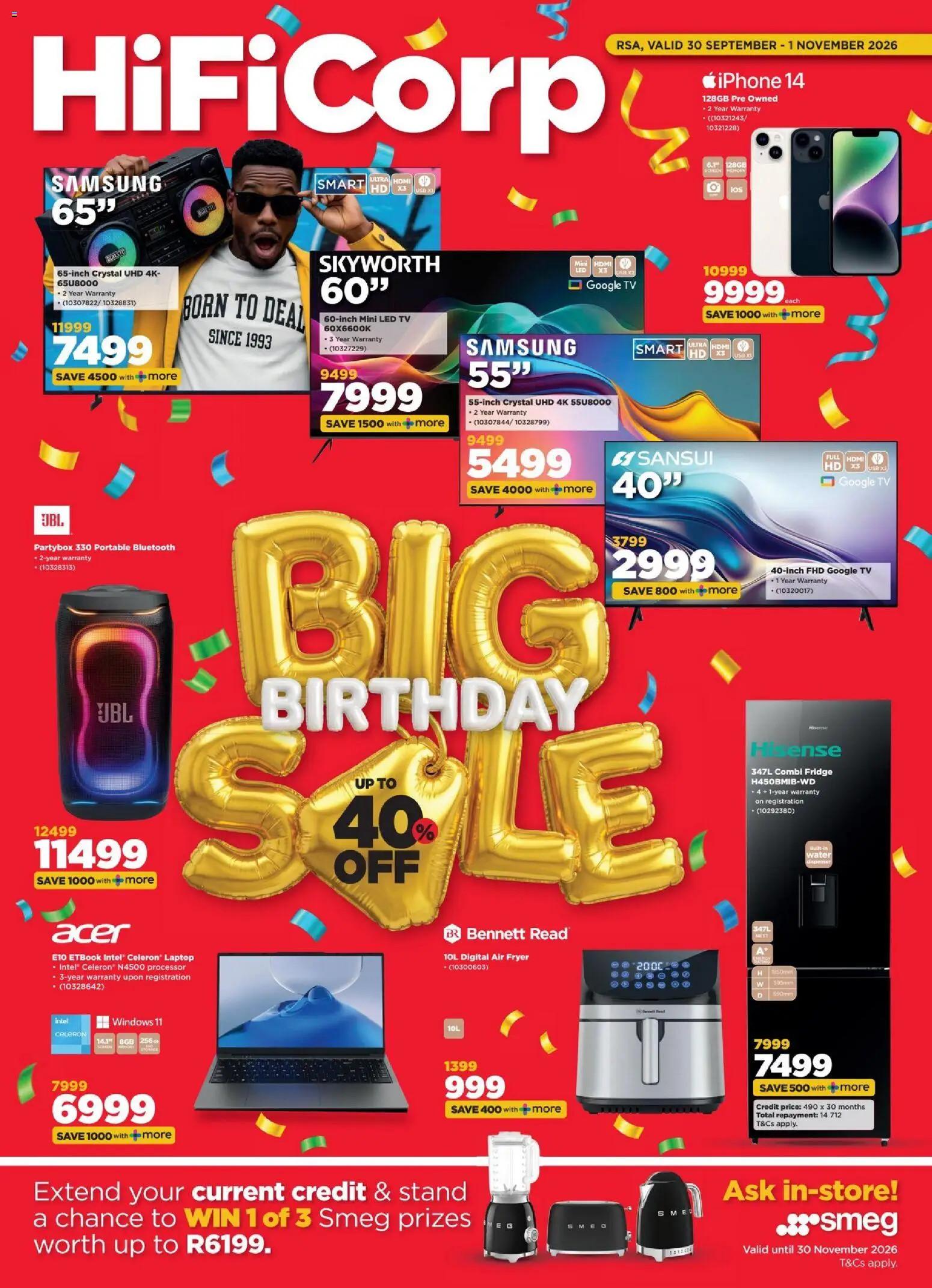 New HiFi Corp catalogue – valid from 30/09/2026 | Page: 1