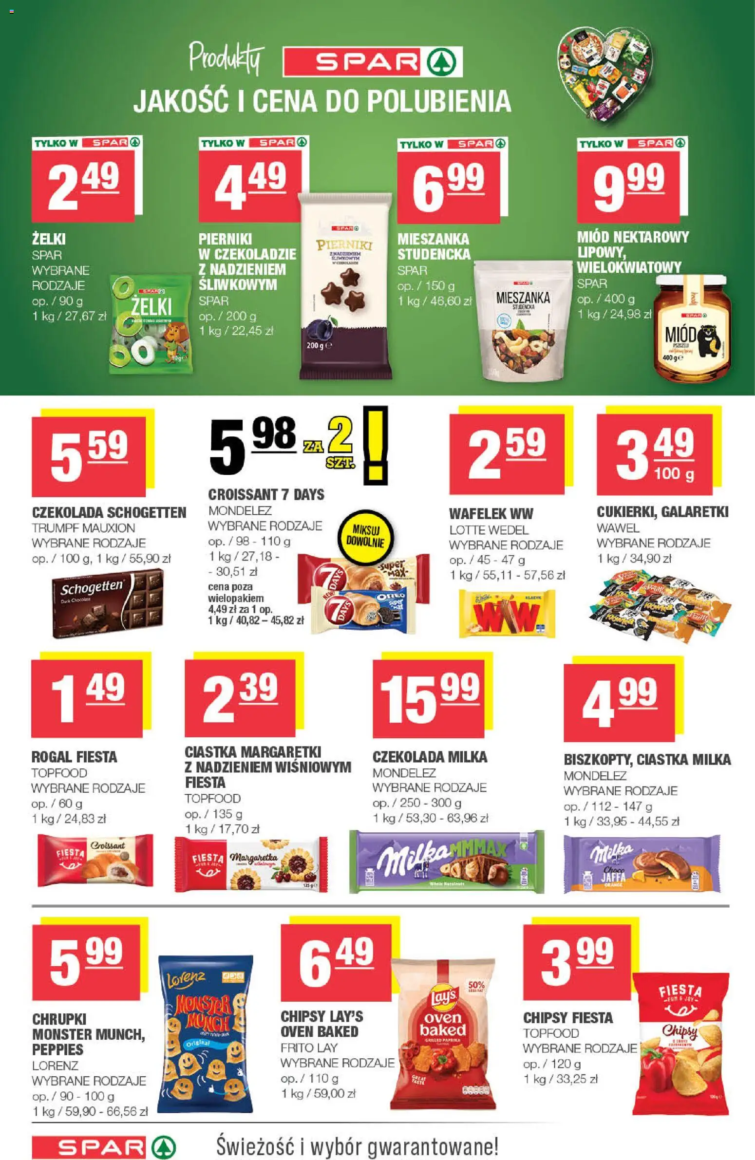 Spar gazetka od 21.10.2026 | Strona: 6 | Produkty: Pierniki, Chrupki, Żelki, Ciastka