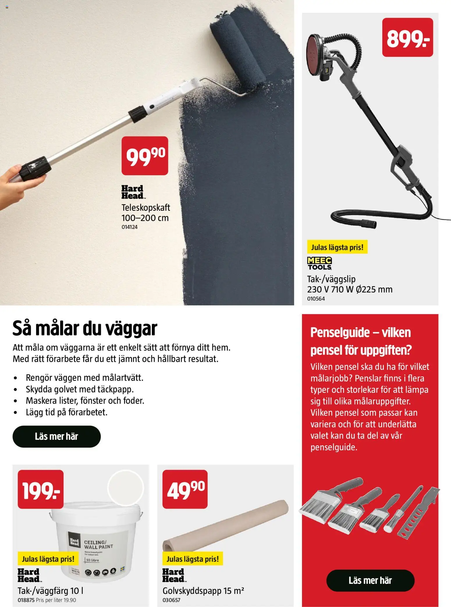 Jula reklamblad aktuell från 01/09/2026 | Sida: 46 | Produkter: Lampa, Pensel