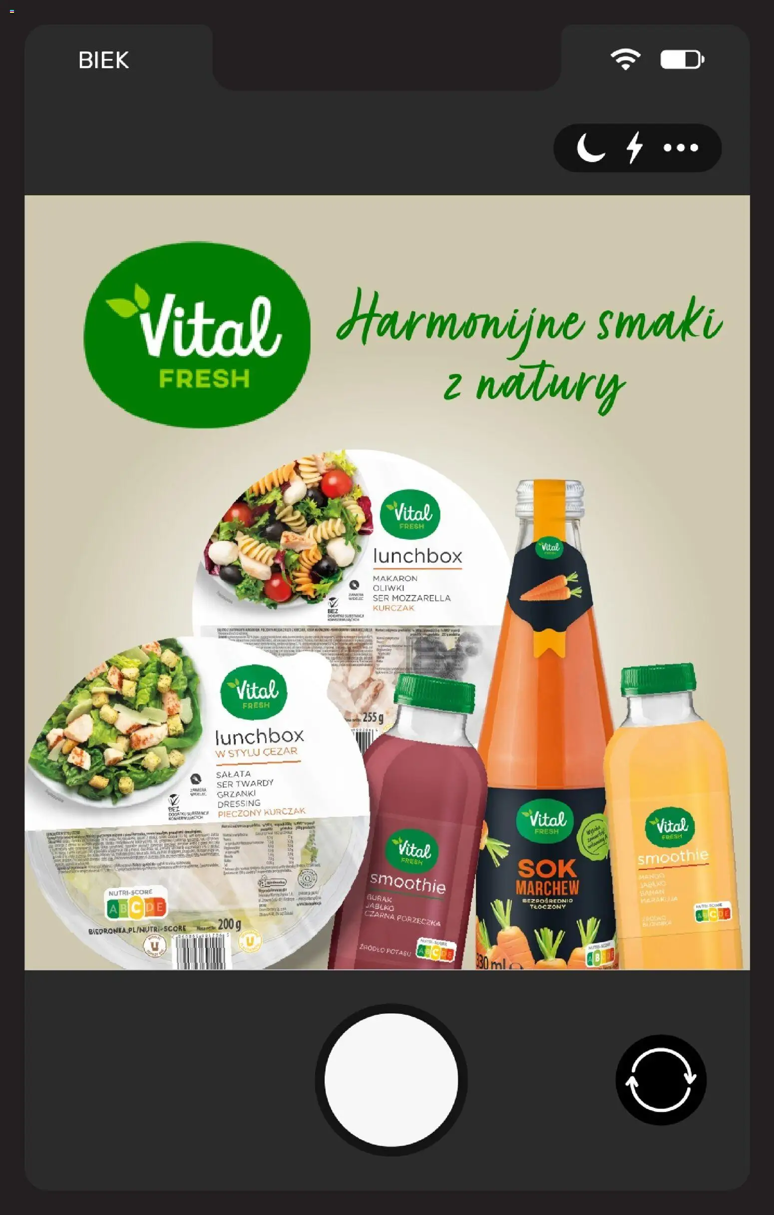 Biedronka gazetka - Biek od 12.06.2026 | Strona: 16 | Produkty: Kurczak, Smoothie, Banan, Mozzarella