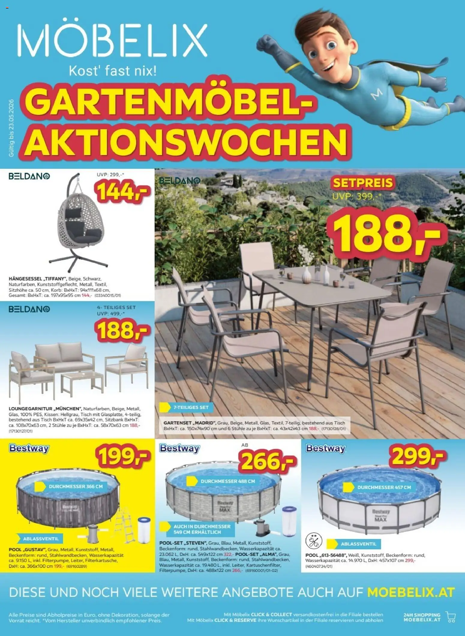 Möbelix Gartenmöbel gültig ab 12.05.2026 | Seite: 1