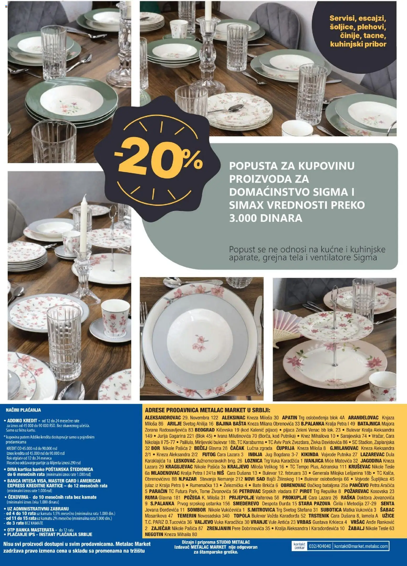 Metalac Market katalog - važi od 01.09.2026 | Strana: 9 | Proizvode: Venac