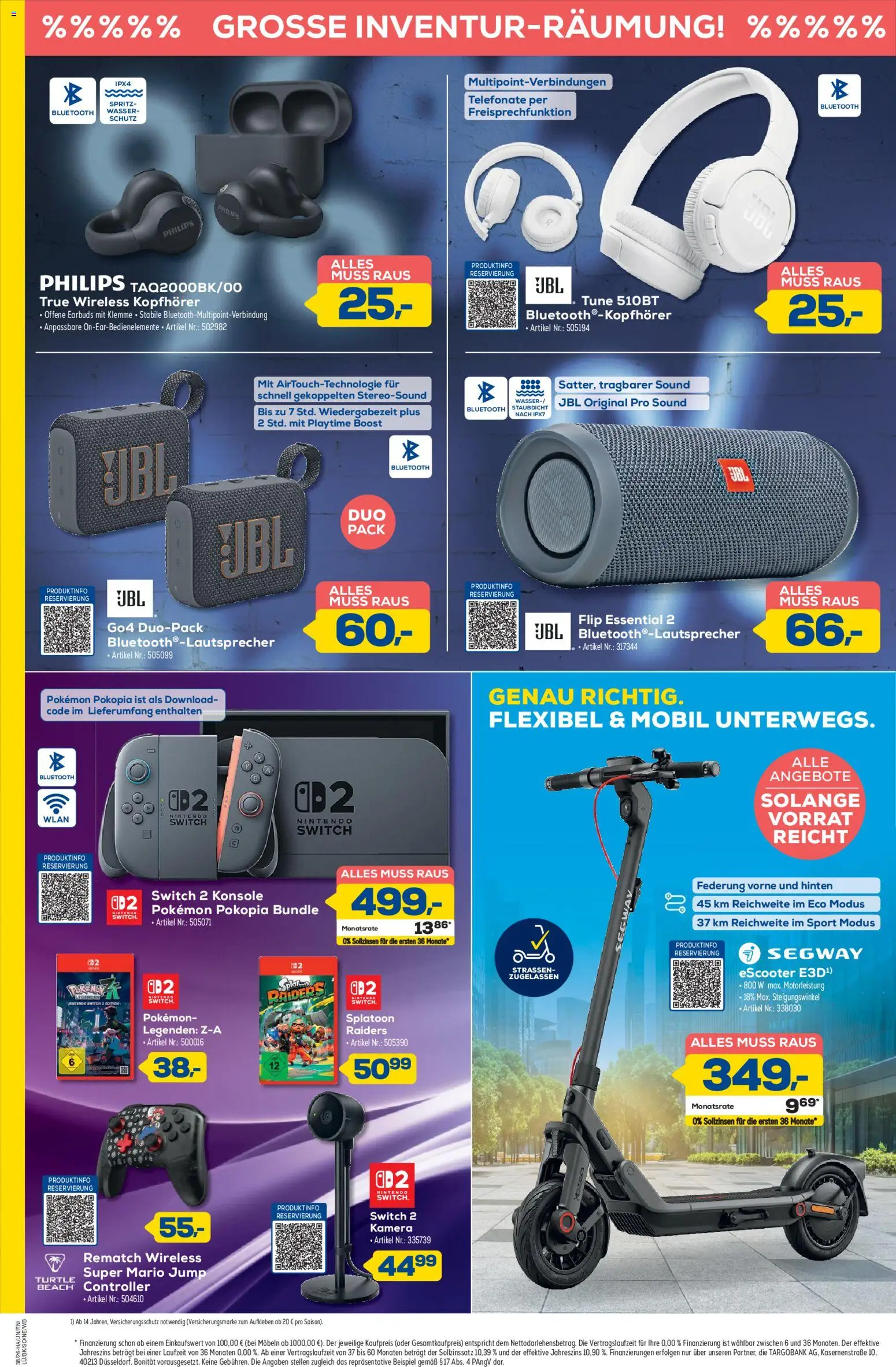 Euronics Prospekt Berlet – gültig ab 10.09.2026 | Seite: 6 | Produkte: Kamera, Philips, Wasser, Kopfhörer