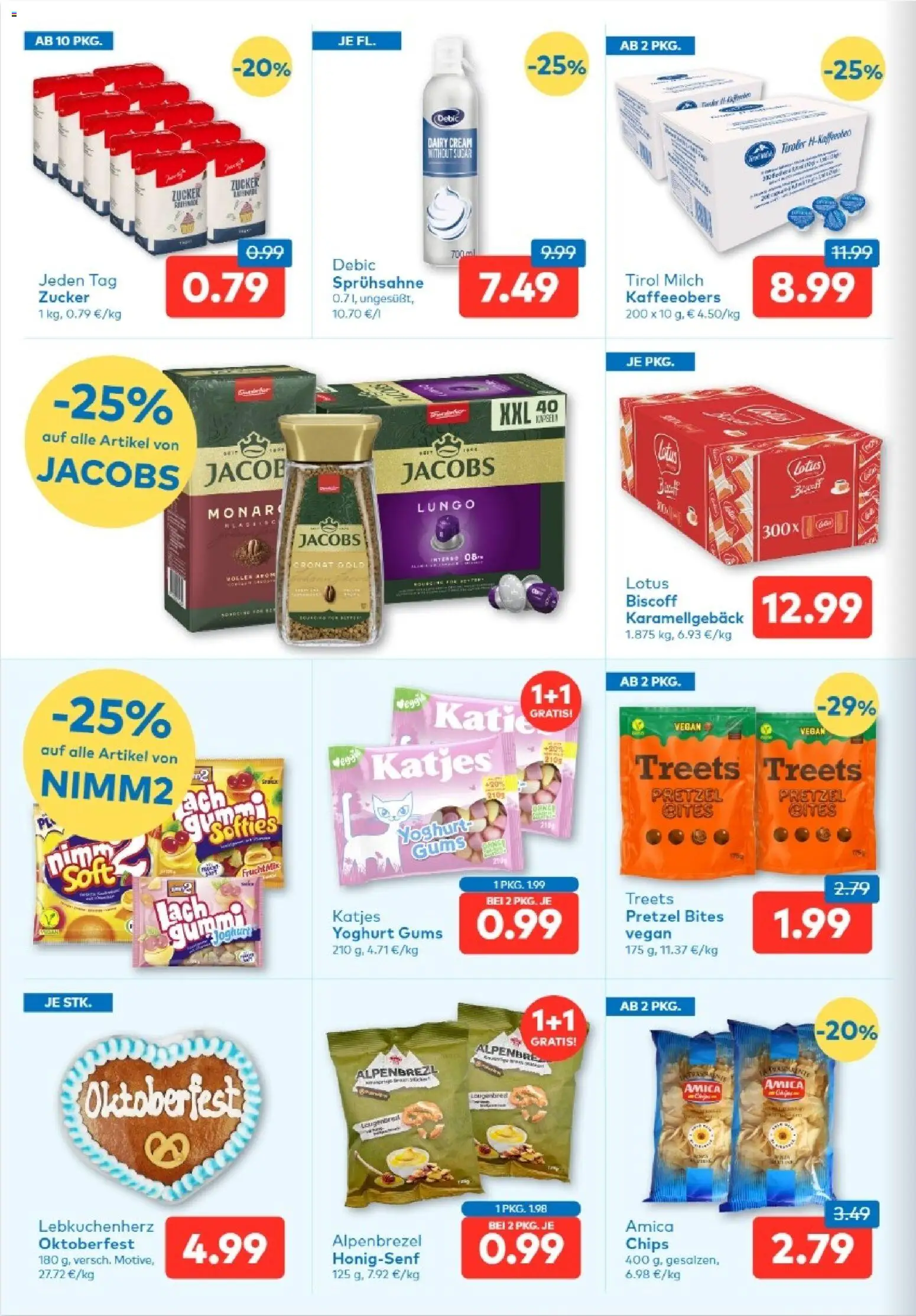 T&G Tirol gültig ab 27.08.2026 | Seite: 4 | Produkte: Zucker, Lotus, Milch, Joghurt