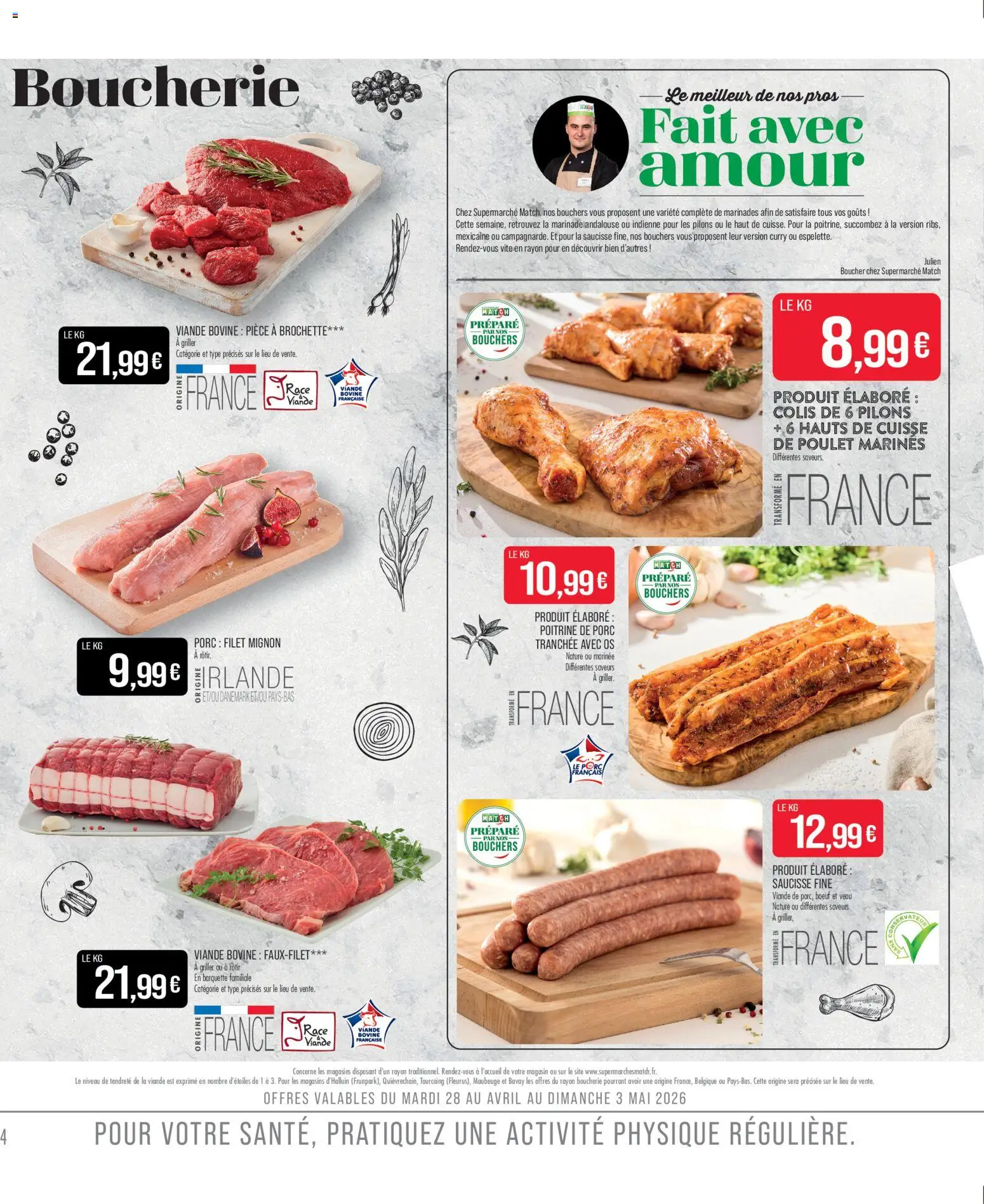 {H1} | Page: 4 | Produits: Curry, Viande, Cuisse de poulet, Porc