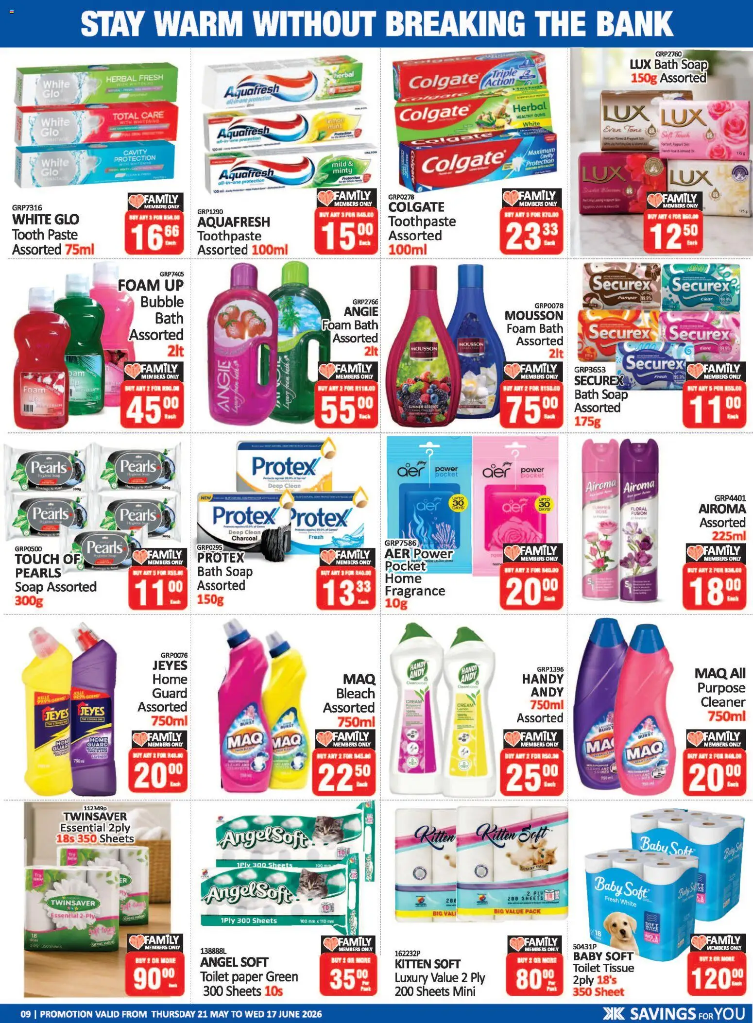 New KIT KAT Cash & Carry catalogue – valid from 21.05.2026 | Page: 9 | Products: Cream, Soap, Toothpaste, Foam