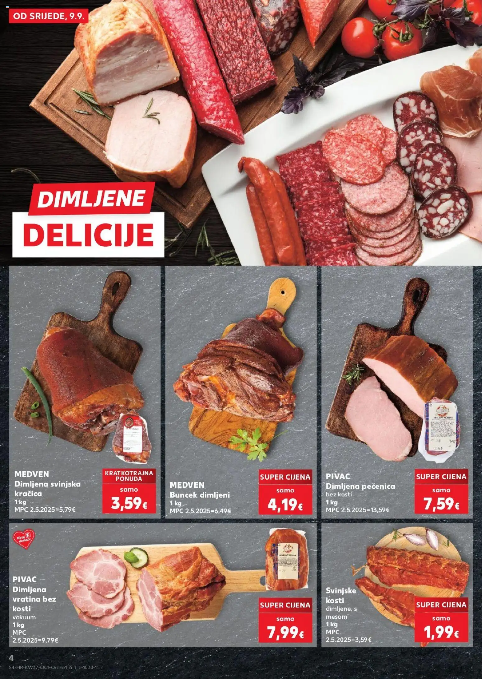 Kaufland katalog | vrijedi od 09.09.2026 | Stranica: 4 | Proizvodi: Pečenica