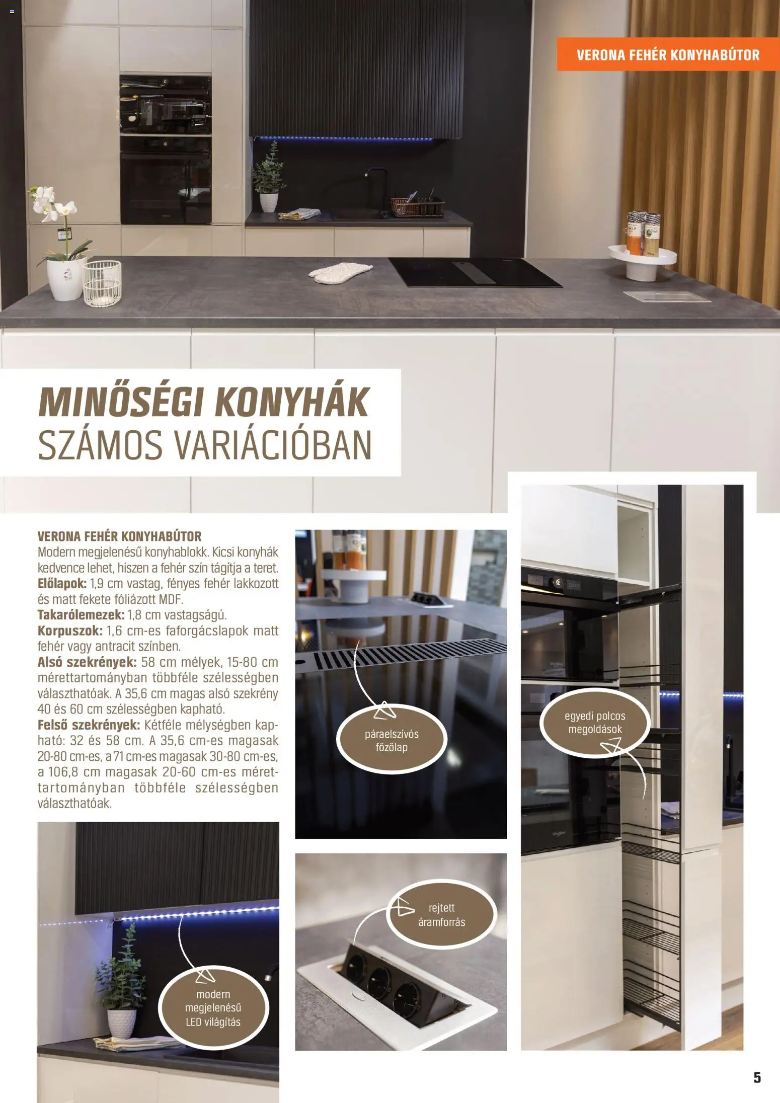 OBI akciós ujság - amely érvényes a következő dátumtól: 04.05.2026 | Oldal: 5 | Termékek: Főzőlap, Konyhabútor, Szekrény