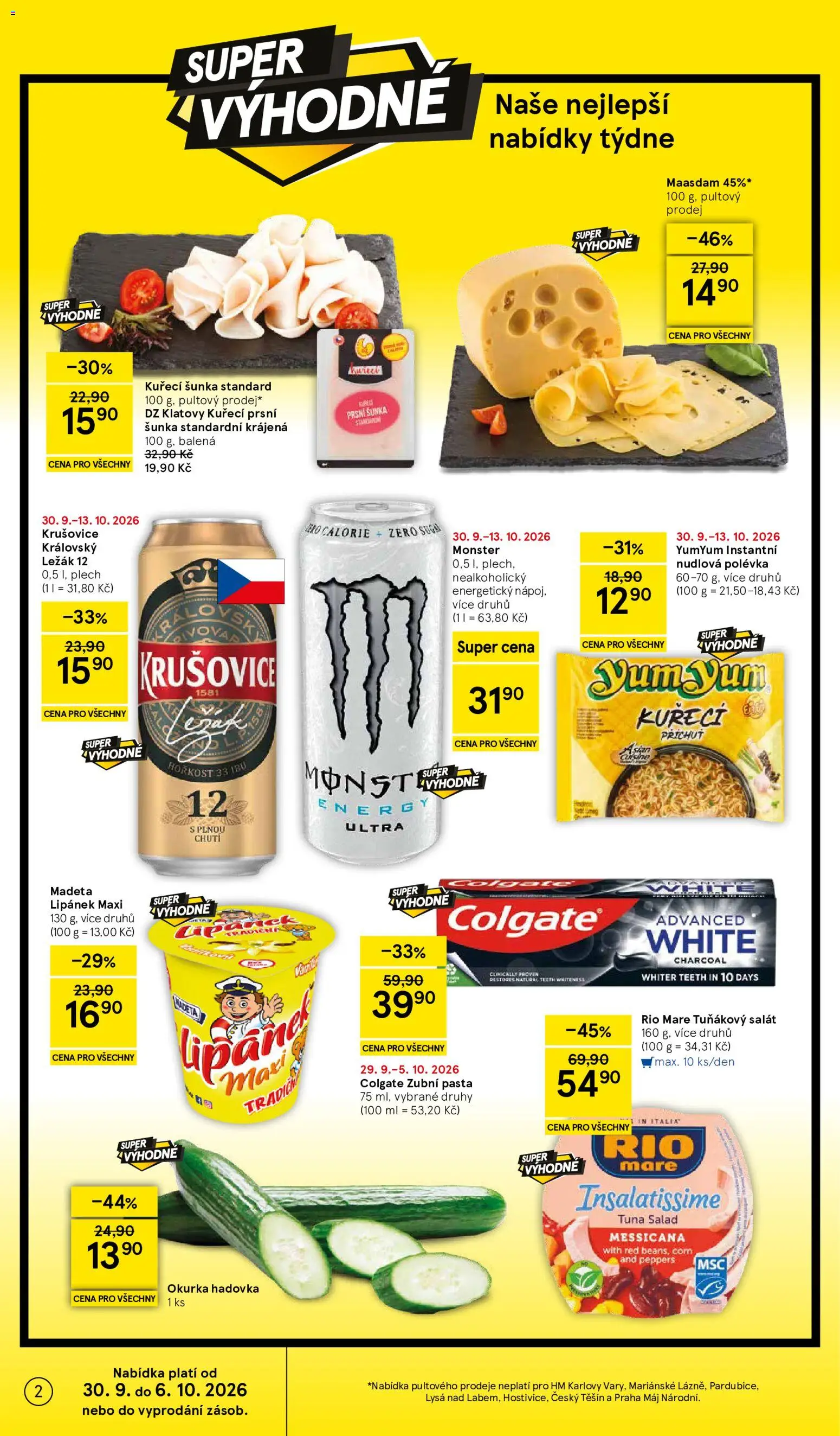 Tesco leták - Hypermarket od 30.09.2026 | Strana: 2