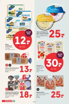 Spar - Tilbudsavis uge 19 gyldig fra 01.05.2026 | Side: 12 | Produkter: Salami, Pizza, Flødeis, Søm