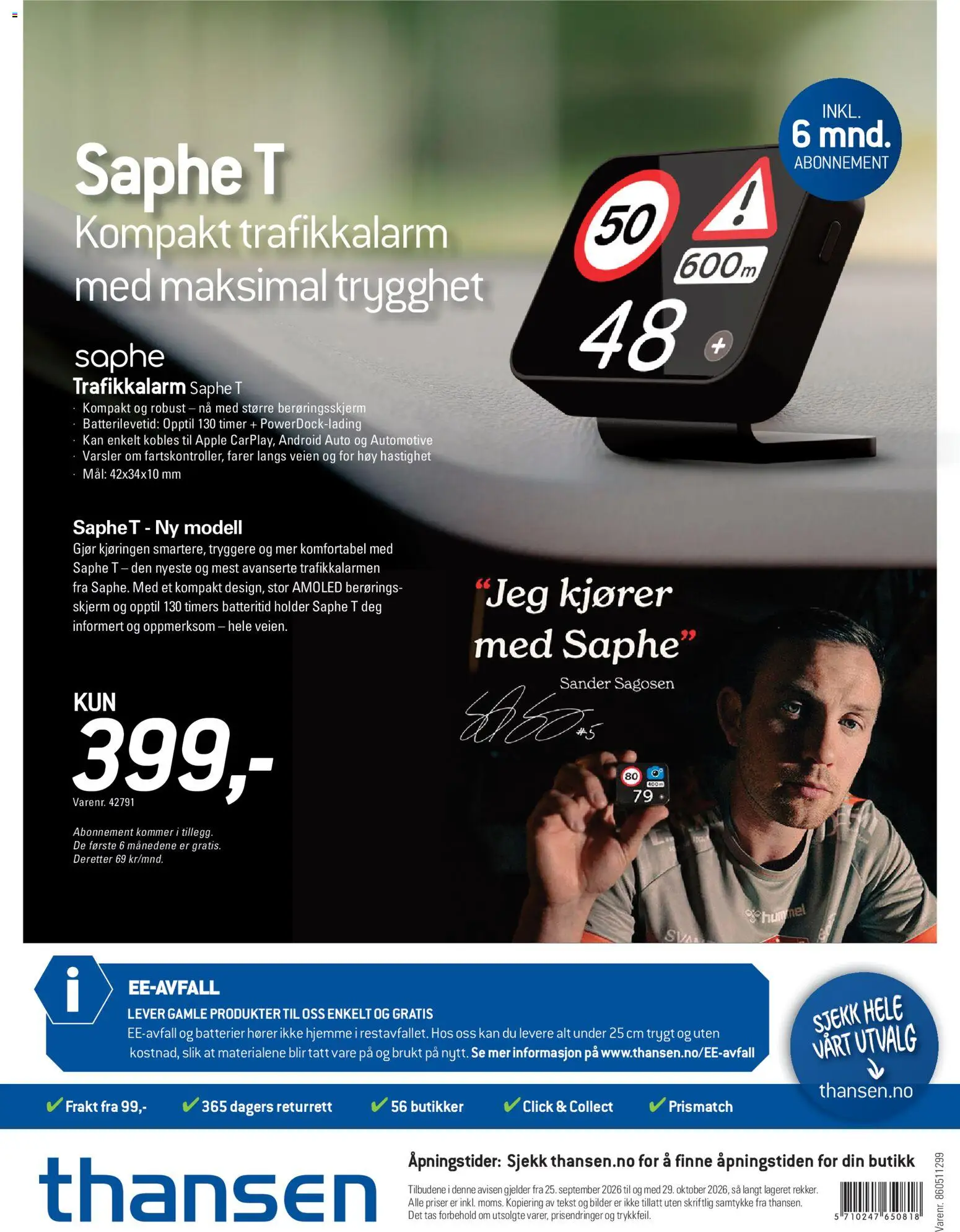 {H1} | Side: 24 | Produkter: Lever, Batterier, Skjerm