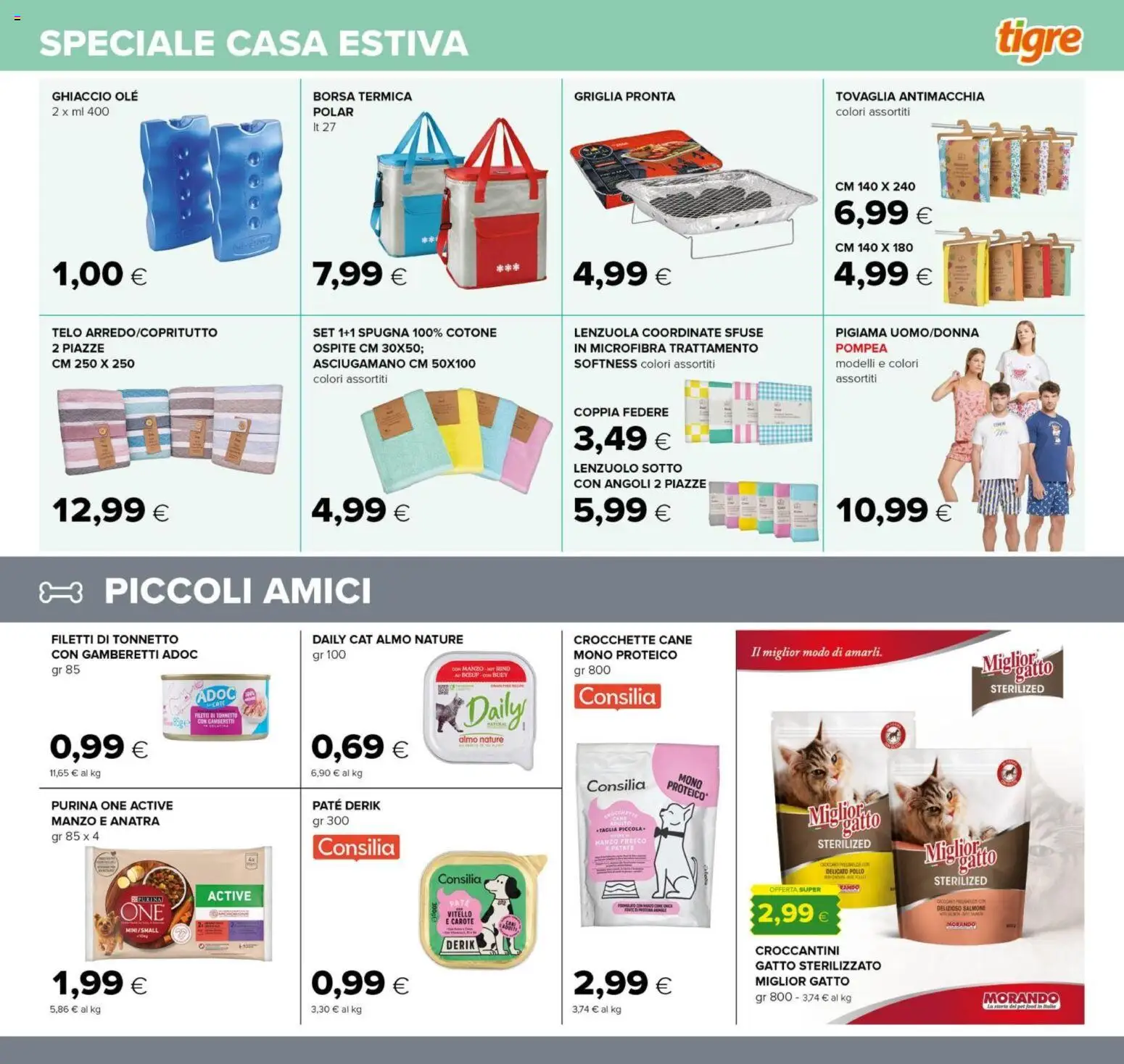 Volantino Tigre del 18.06.2026 | Pagina: 23 | Prodotti: Spugna, Pollo, Manzo, Griglia
