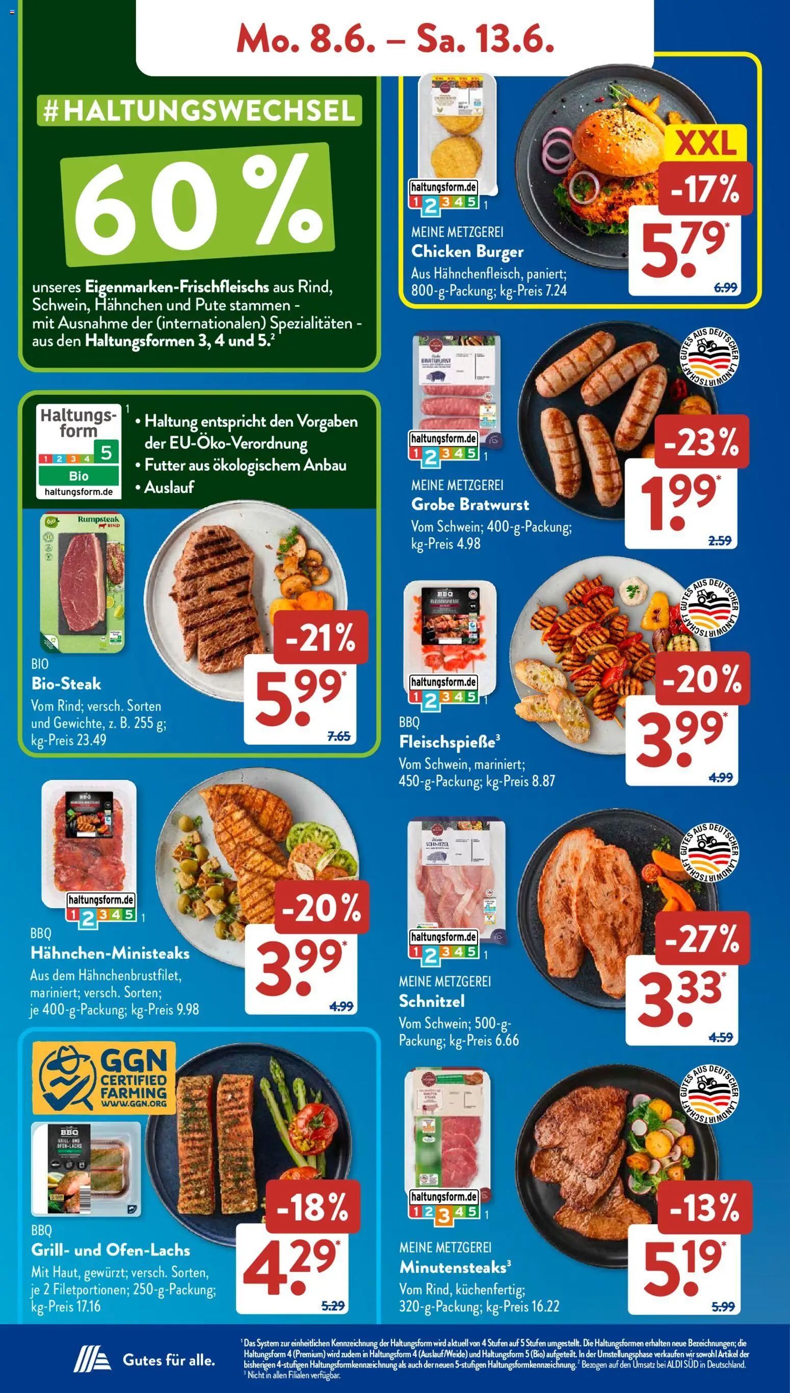Aldi Süd Prospekt – gültig ab 08.06.2026 | Seite: 5 | Produkte: Shirt, Bikini, Up2fashion, Poncho