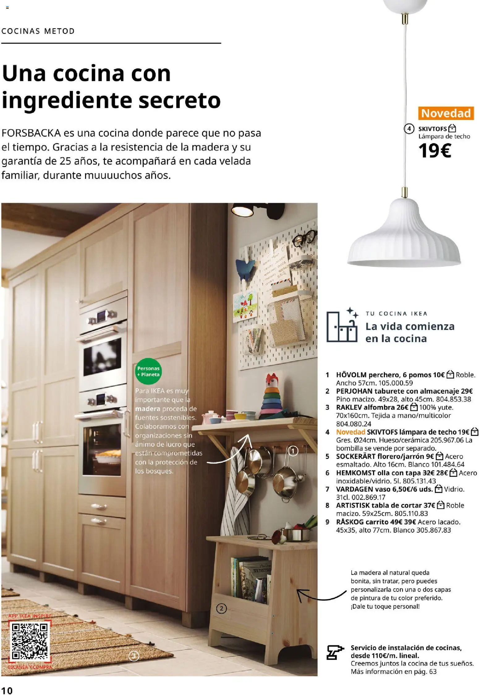 Catálogo IKEA Cocinas │ válido desde el 01.02.2026 | Página: 10 | Productos: Lámpara de techo, Té, Cocina, Lámpara