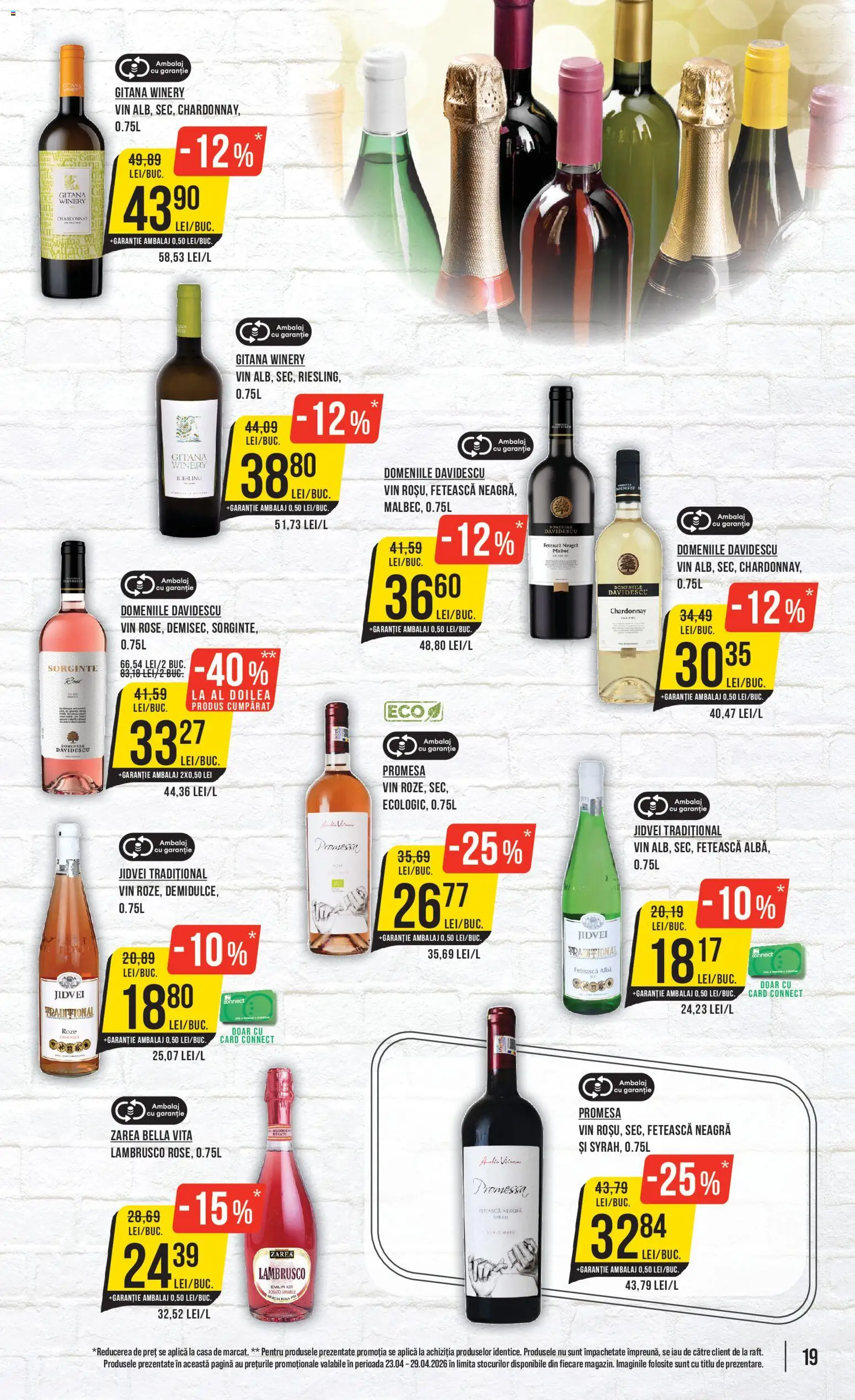Noul catalog Mega Image – valabil de la 23.04.2026 | Pagină: 19 | Produse: Vin