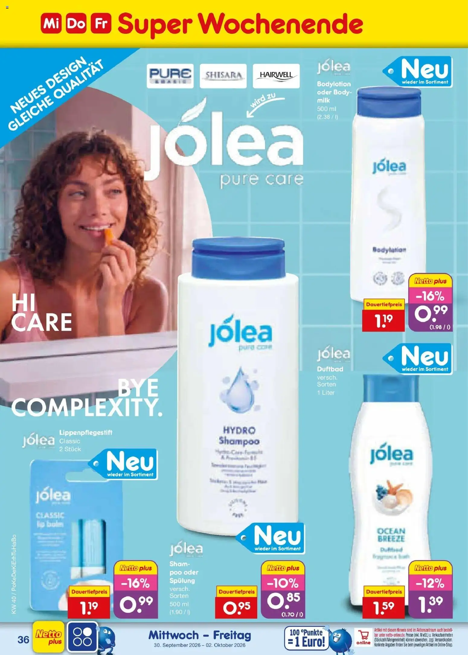 Netto Marken-Discount Prospekt Stuttgart – gültig ab 28.09.2026 | Seite: 56 | Produkte: Shampoo, Spülung, Body Milk