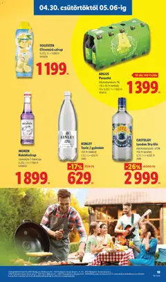 KINLEY Tonic / gyömbér, +50 Ft betétdíj, 1,5 l - amely érvényes a következő dátumtól: 30.04.2026 | Oldal: 19