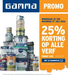 GAMMA folder - Voorbeeld van een folder van GAMMA, geldig van 01/05/2026