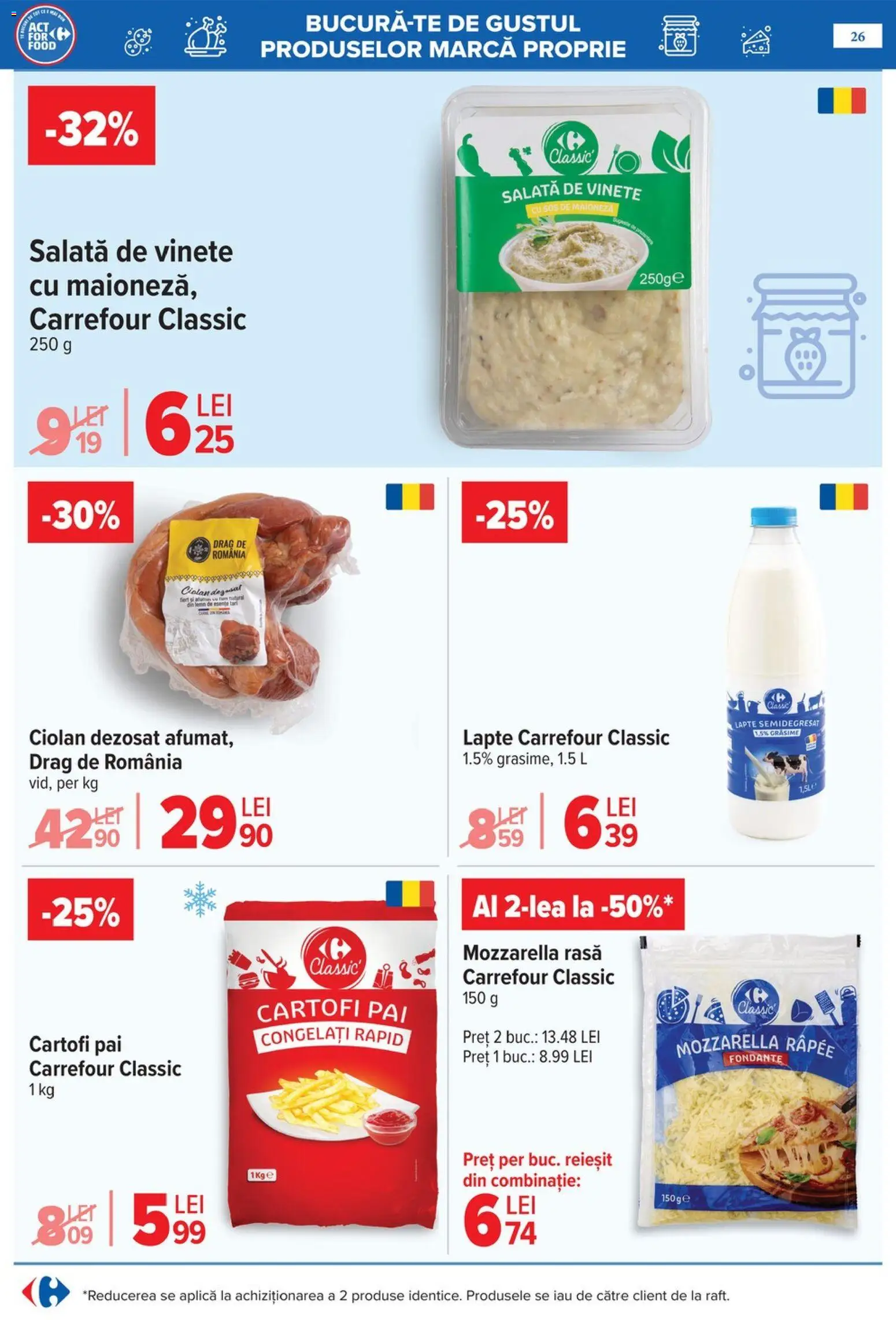 Noul catalog Carrefour – valabil de la 06.05.2026 | Pagină: 29 | Produse: Lapte, Salată, Maioneză, Sos
