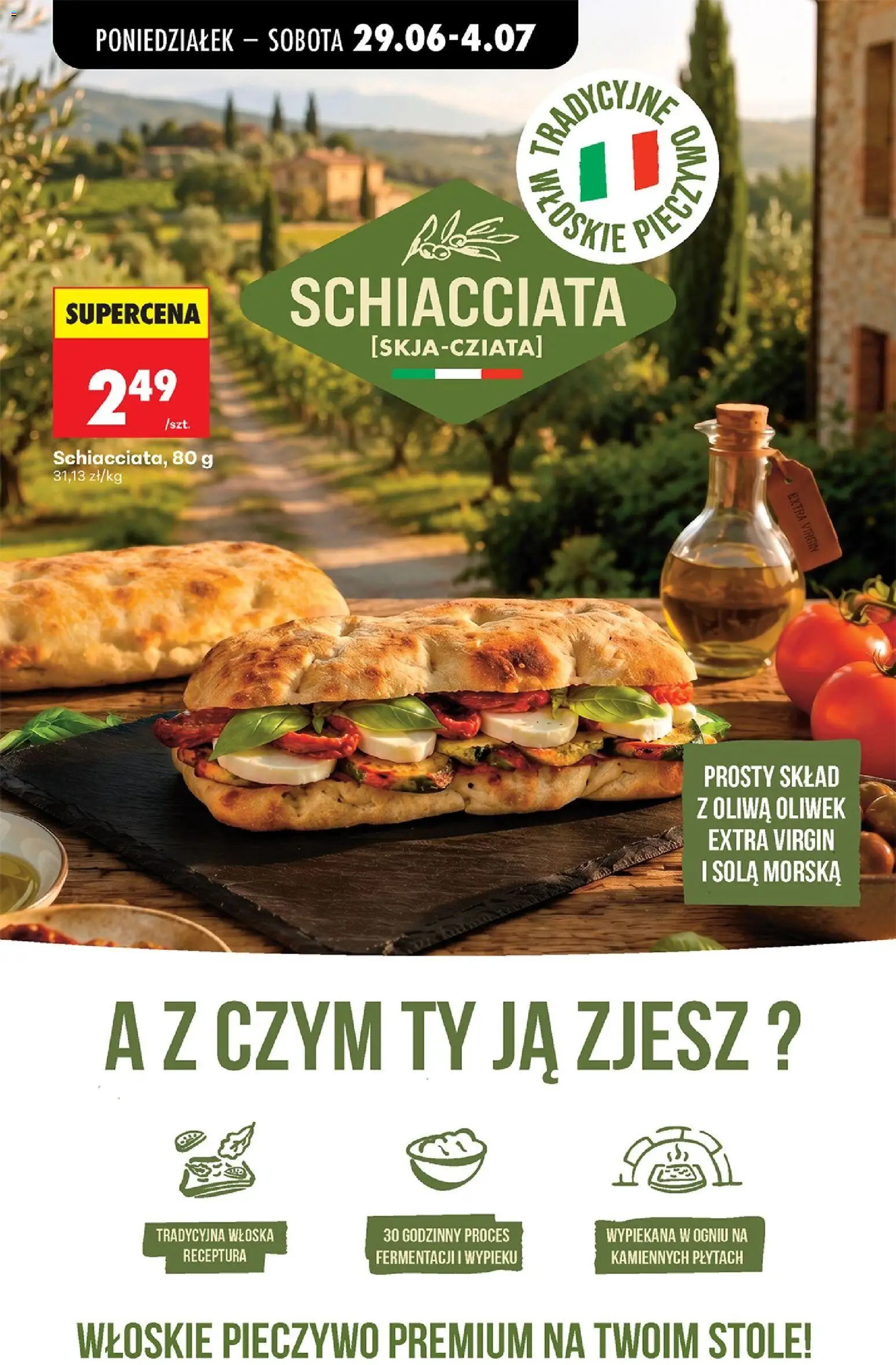 Biedronka gazetka od poniedziałku od 29.06.2026 | Strona: 43 | Produkty: Pieczywo