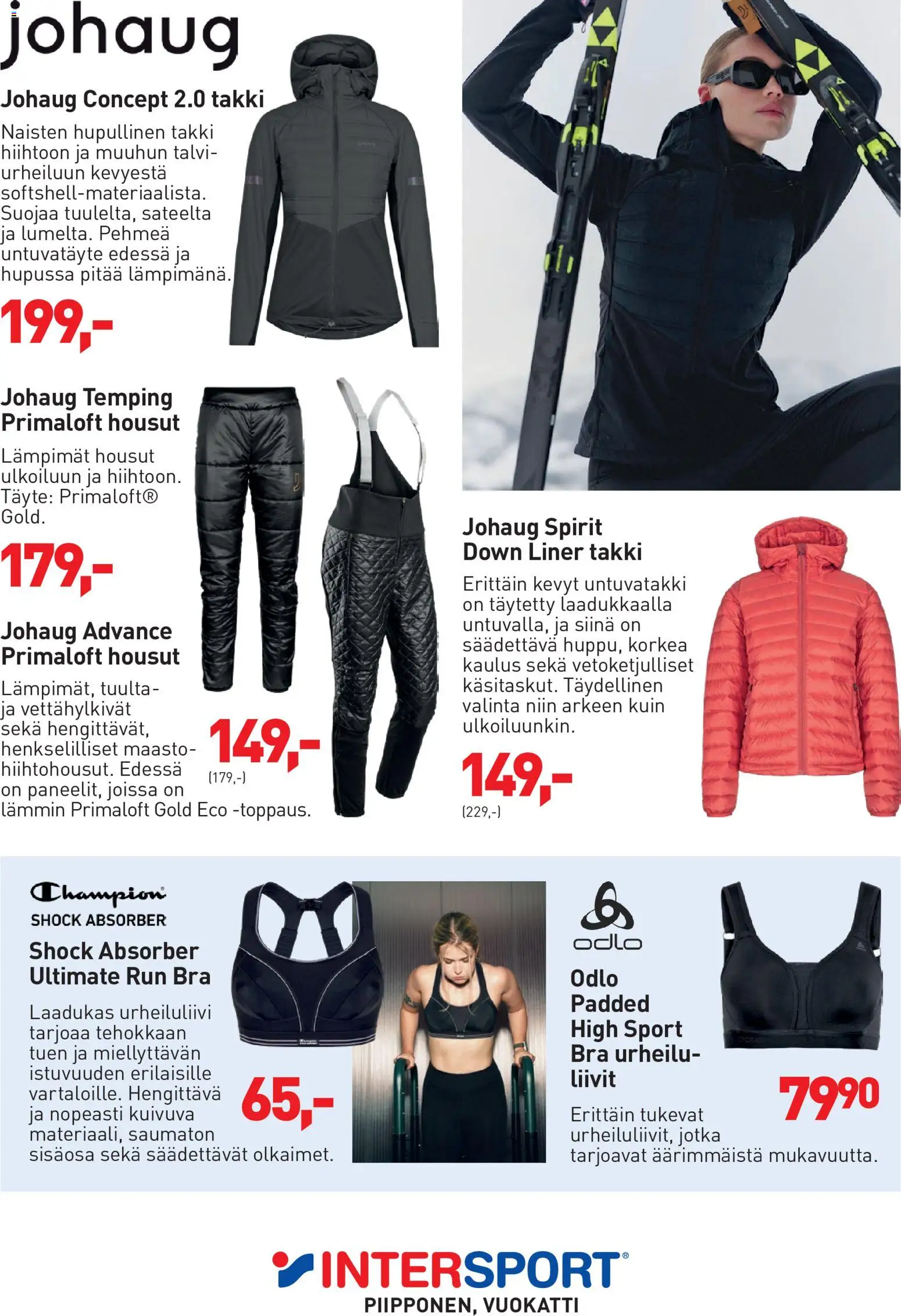 Intersport Maastohiihtokuvasto Vuokatti – voimassa 12/10/2026 alkaen | Sivu: 37 | Tuotteet: Takki, Housut